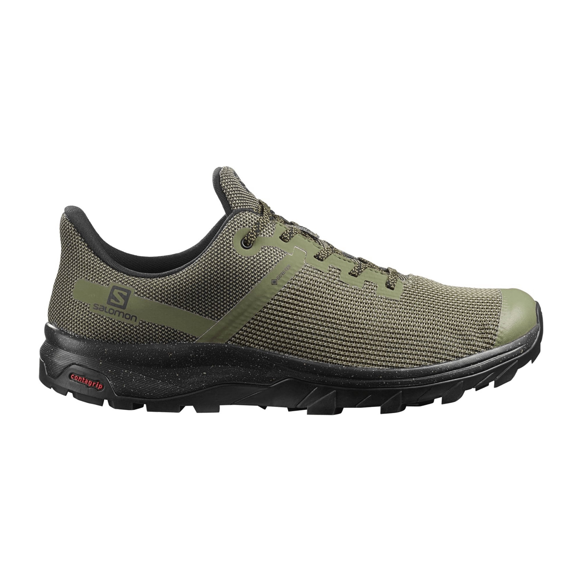 Salomon shoes OUTline PRISM GTX Deep Liche for men, green