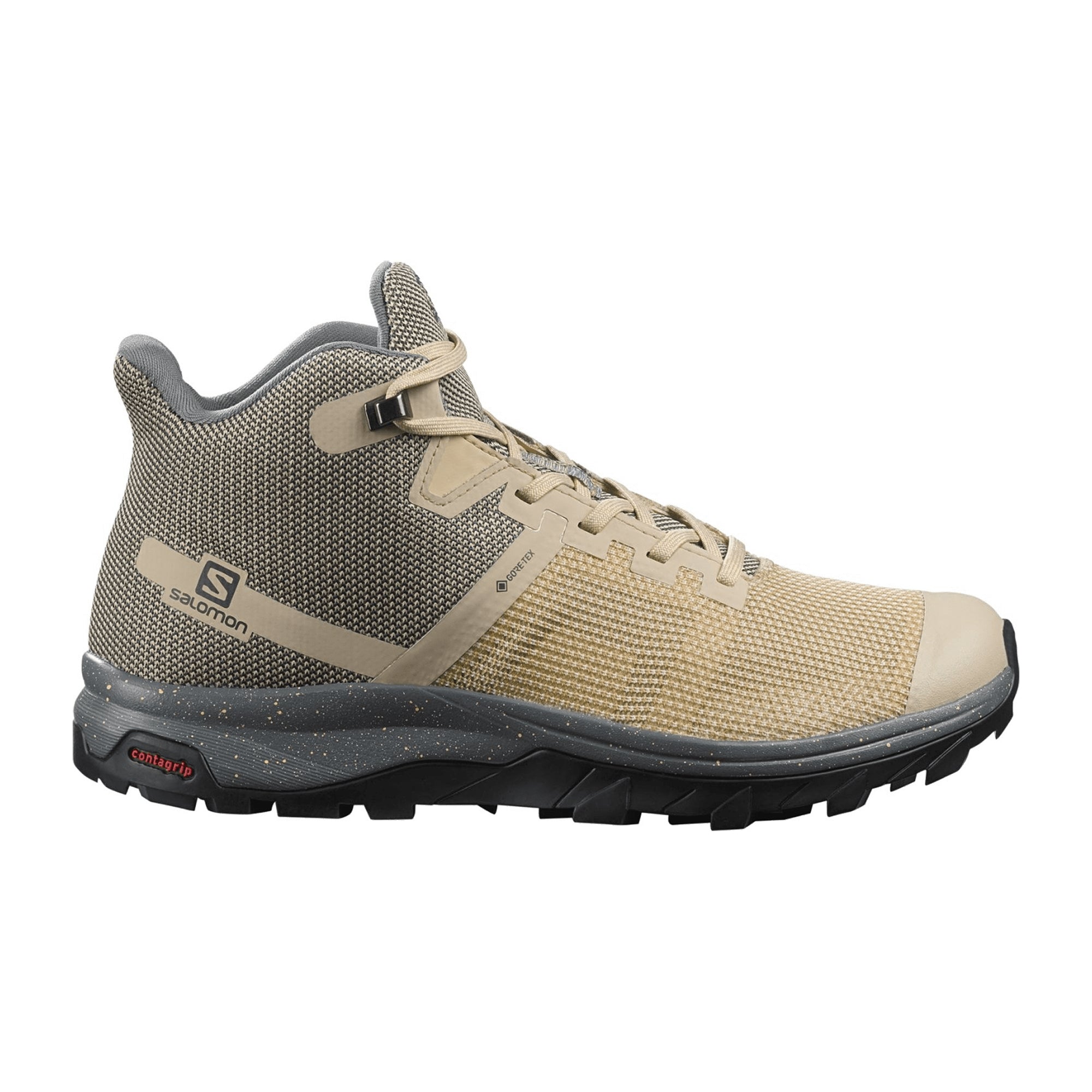 Salomon shoes OUTline PRISM MID GTX W Safa for women, beige
