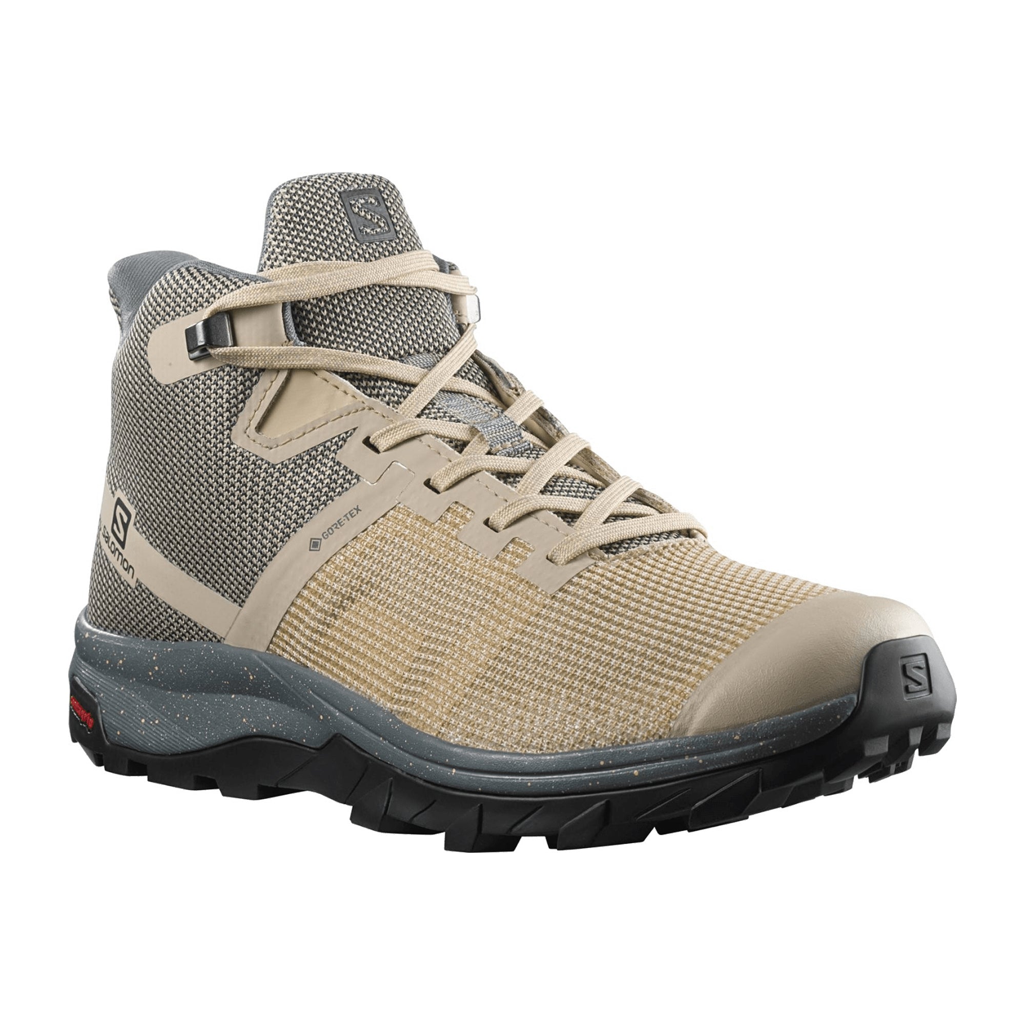 Salomon shoes OUTline PRISM MID GTX W Safa for women, beige