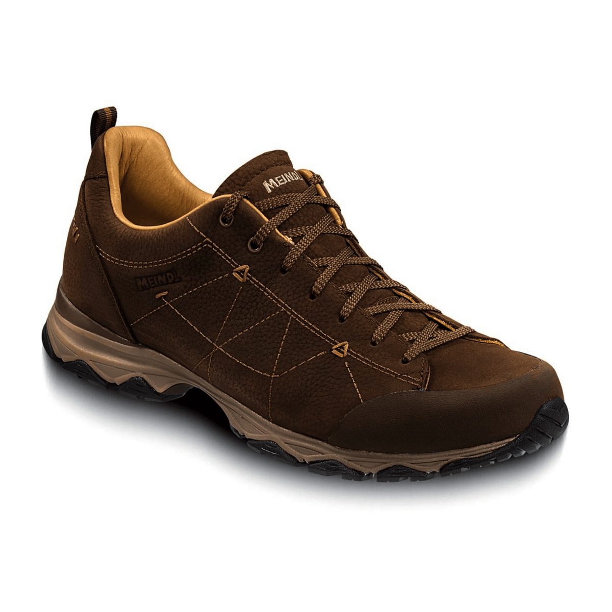 Meindl Matera Men's Trekking Shoes - Dark Brown Suede Lace-Up