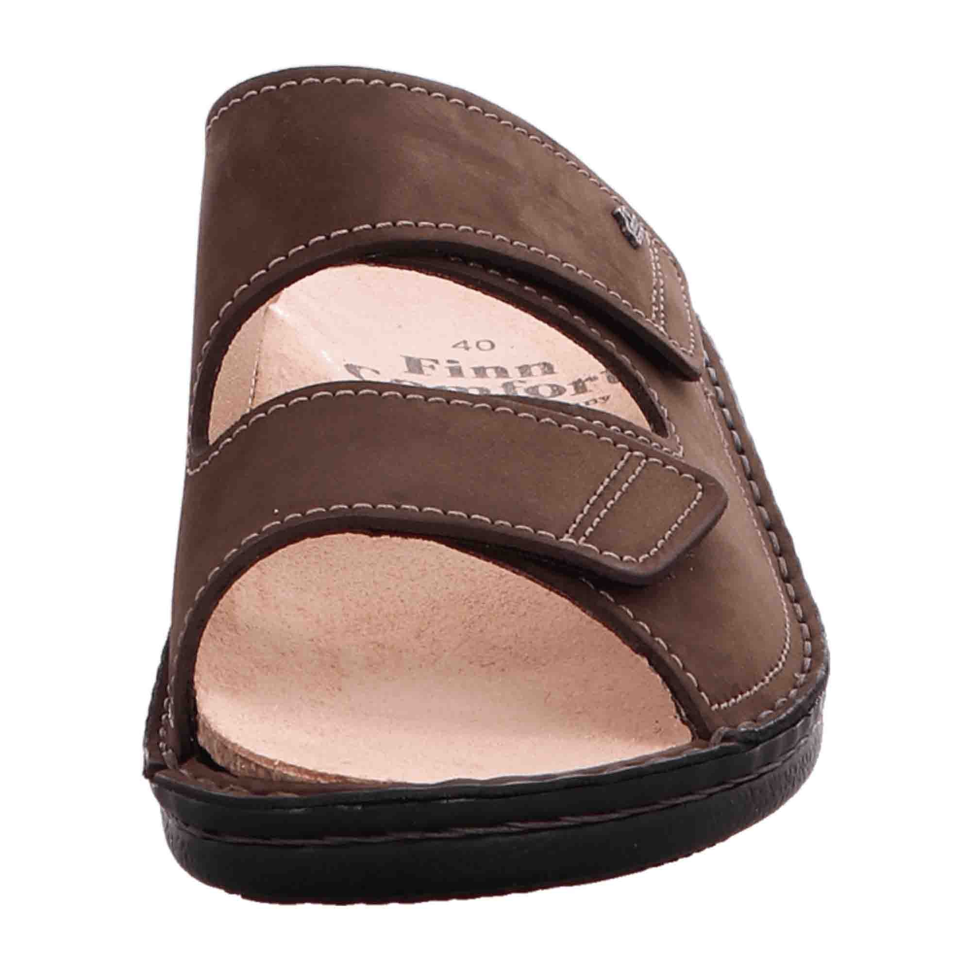 Finn Comfort Men's Comfortable Leather Shoes - Durable Brown Footwear