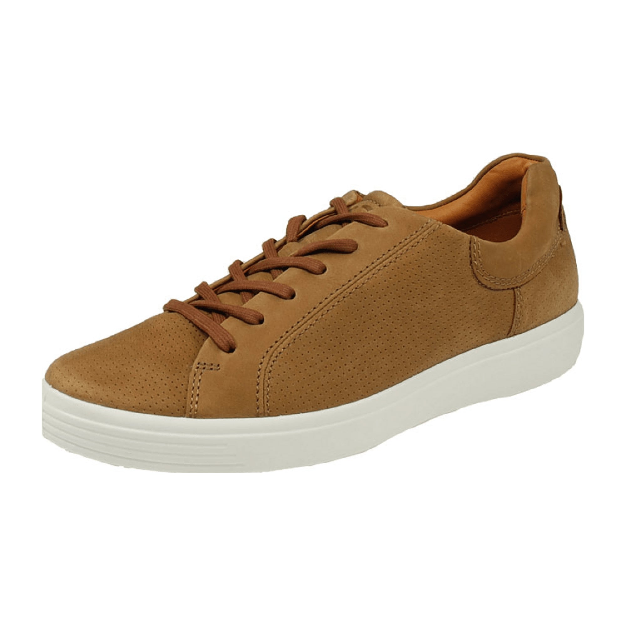 Ecco Soft 7 Men's Sneakers - Stylish Brown Nubuck Leather