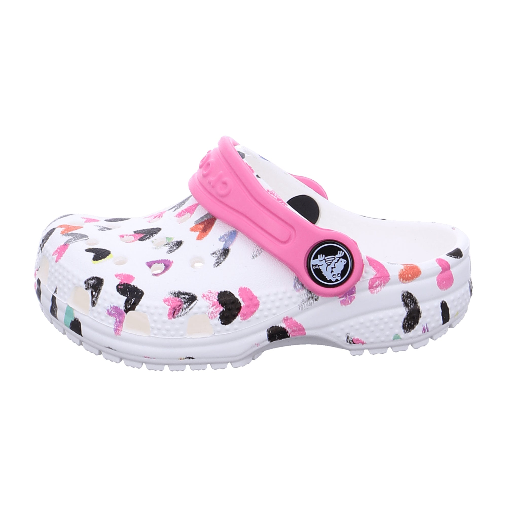 Crocs Kids Classic Clogs, Roomy Fit, Stylish White