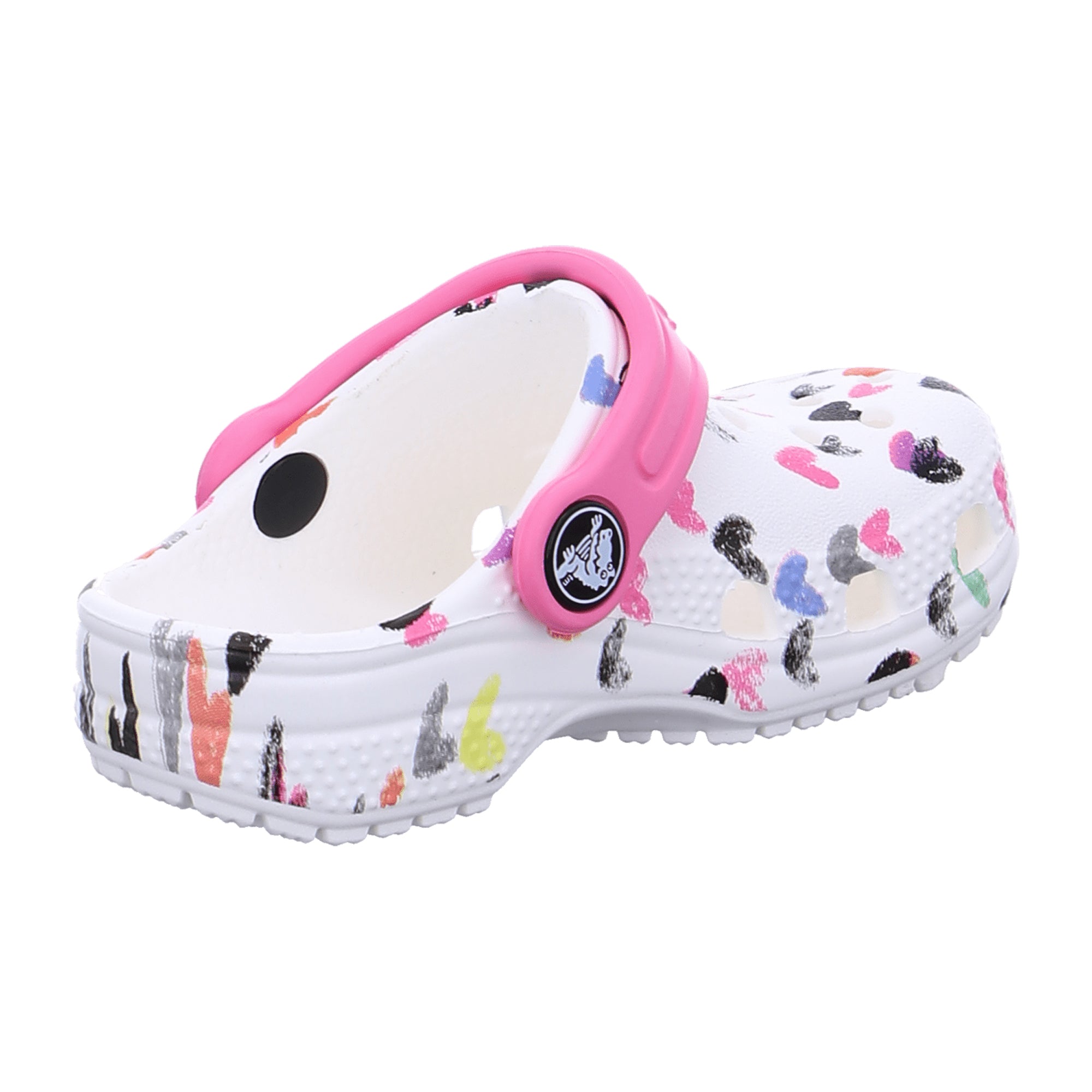 Crocs Kids Classic Clogs, Roomy Fit, Stylish White