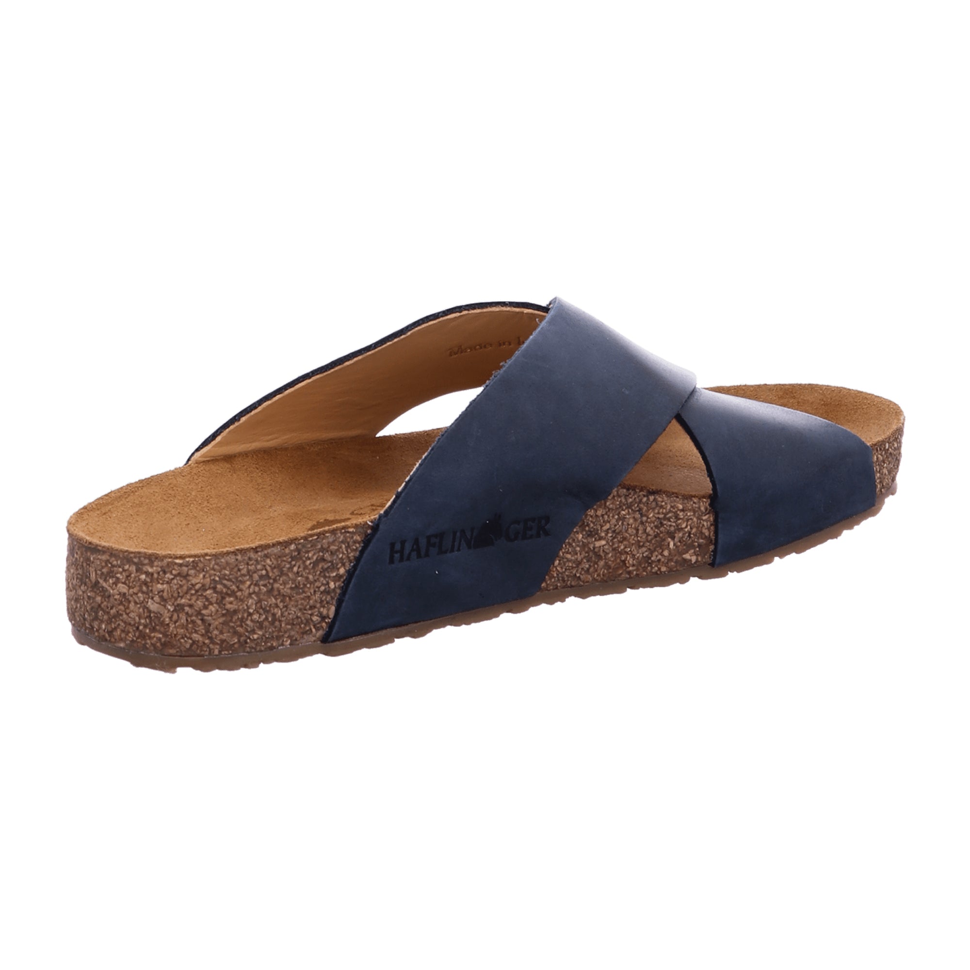 Haflinger Bio Mio Women's Sandals – Sustainable & Stylish Blue Leather