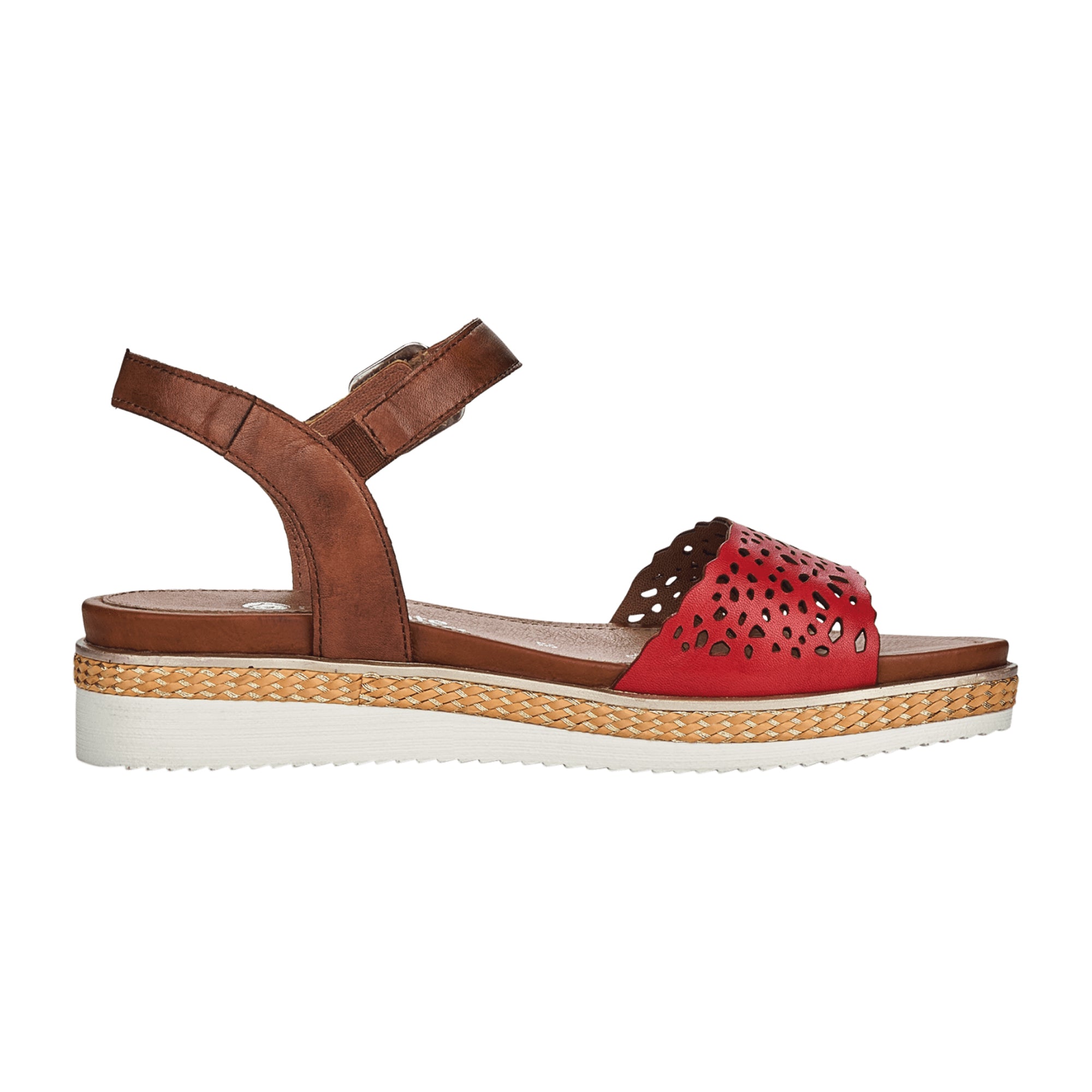 Remonte R4552-33 Women's Red Shoes Stylish and Comfortable Footwear