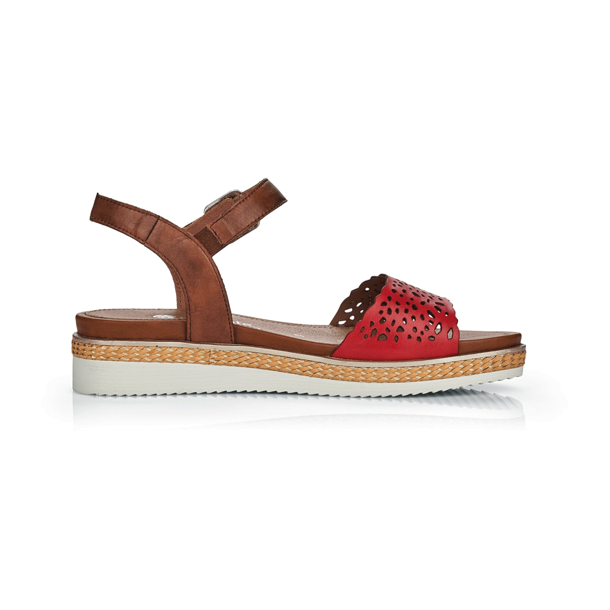 Remonte R4552-33 Women's Red Shoes Stylish and Comfortable Footwear