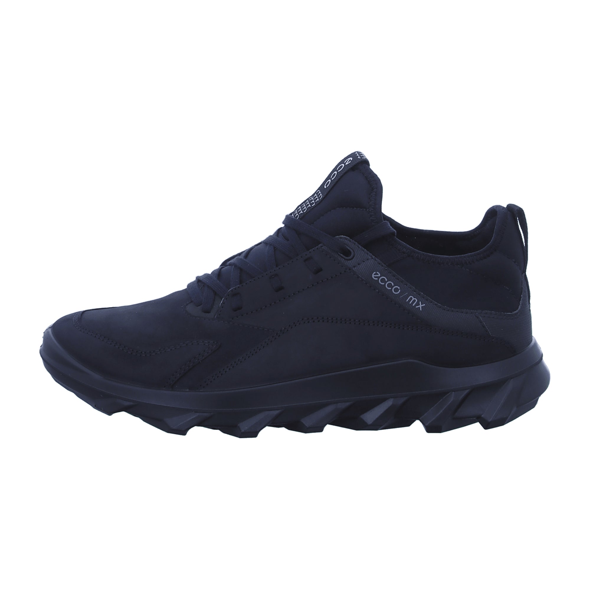 ECCO MX M Men's Black Nubuck Leather Lace-up Casual Shoes