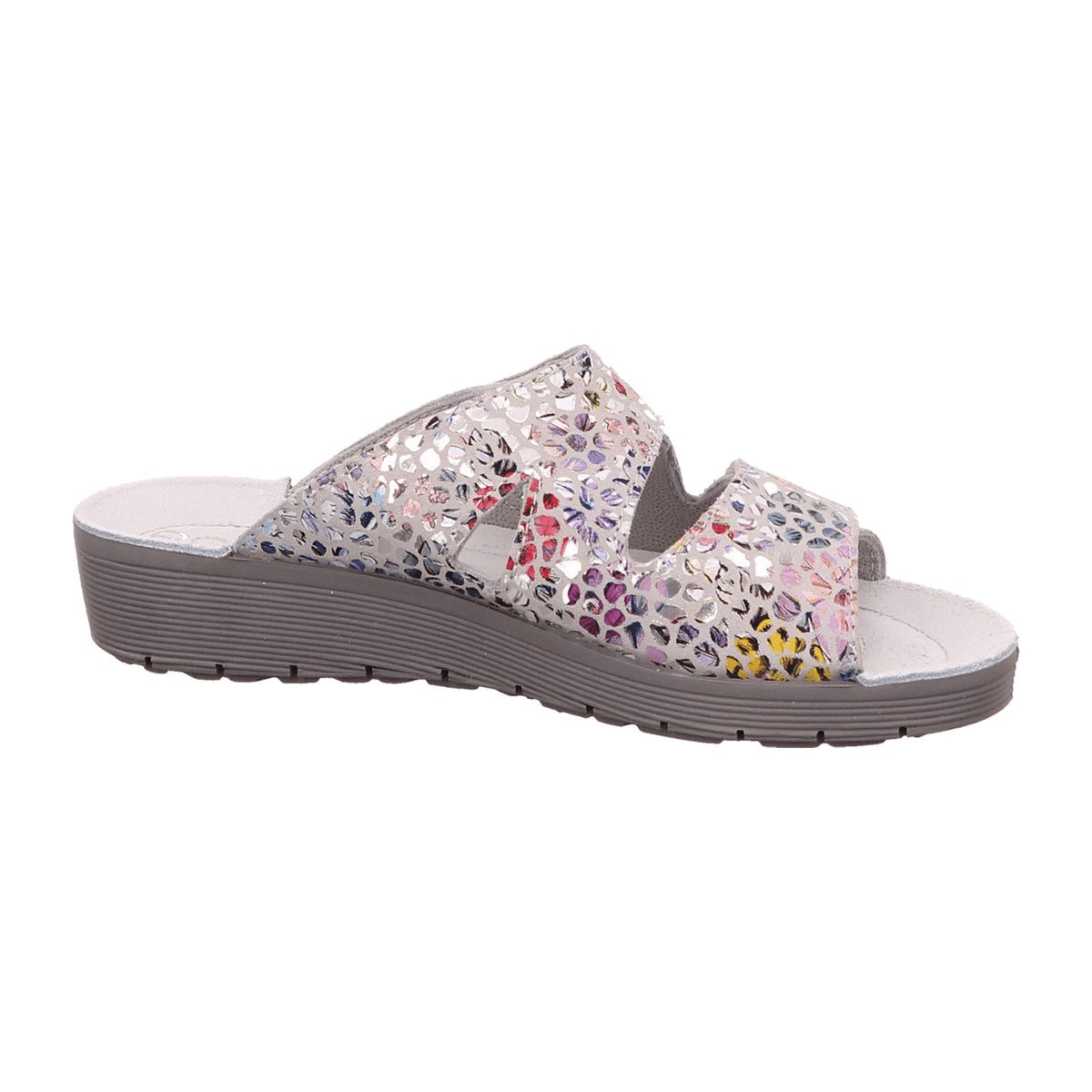 Rohde Roma Women's Gray Slip-On Shoes Textile Upper Spring Summer Casual - Bartel-Shop