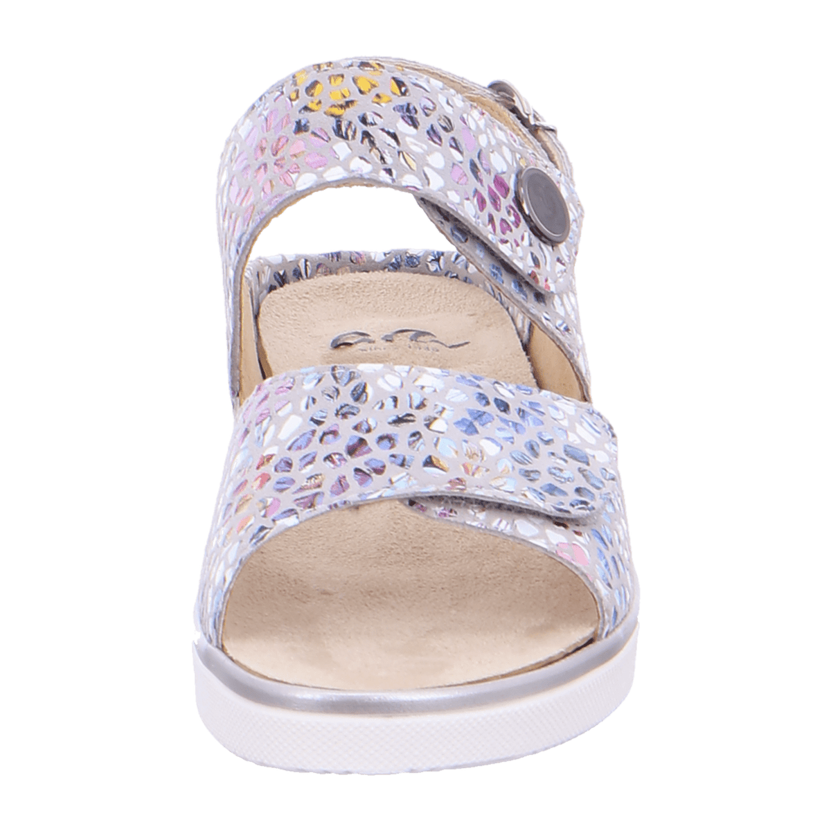 ARA COURTYARD C Women's Faux Leather Hook-and-Loop Strap Sneakers in Multicolor