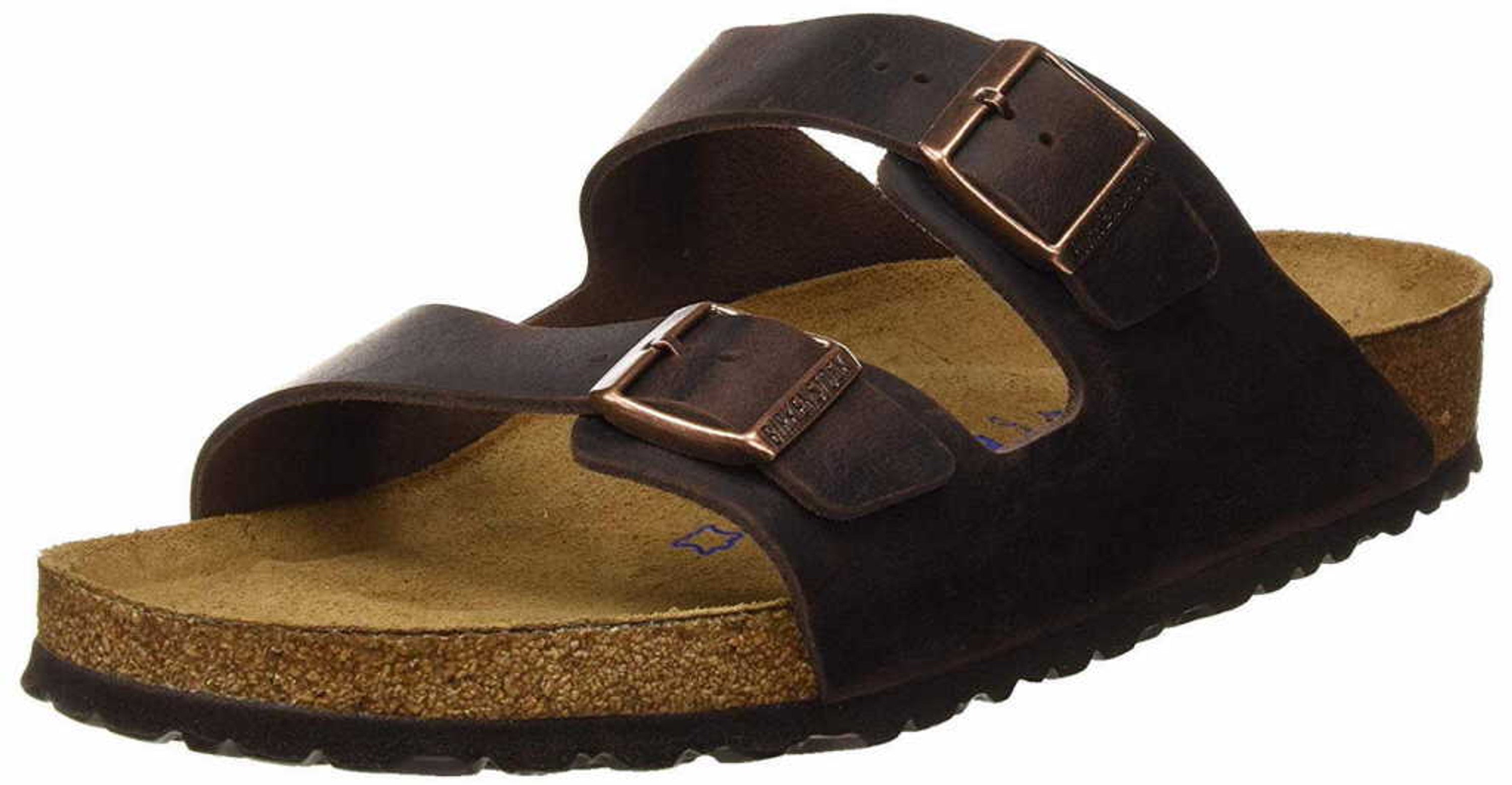 Birkenstock Arizona mules dark brown Nubuck leather - Bartel-Shop