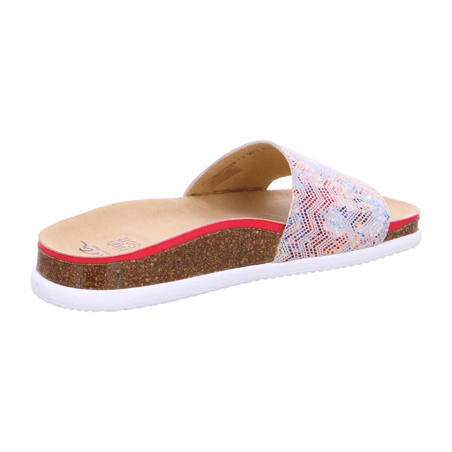 ARA SYLT Women's Leather Slip-On Mules with Open Toe and Textile Lining