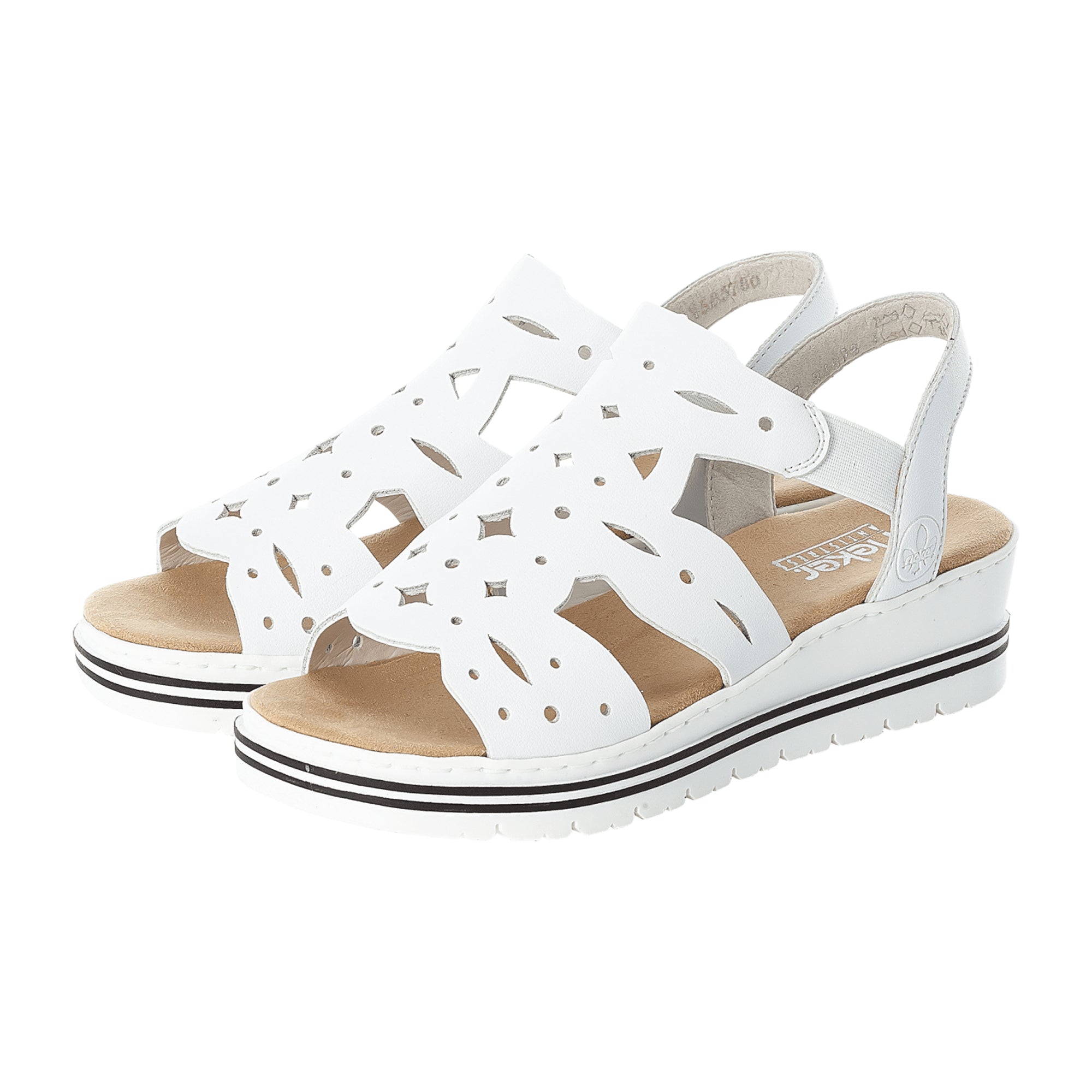 Rieker Alburi Women's White Shoes Stylish and Comfortable Footwear