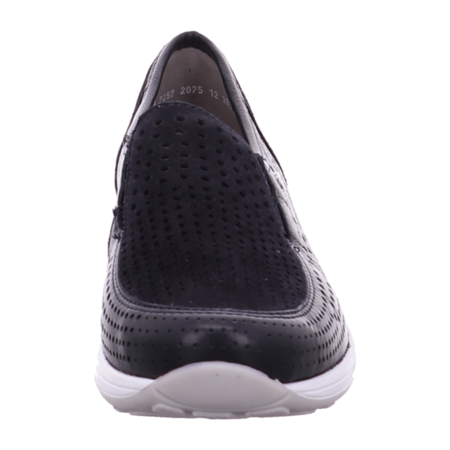 ARA MERANO MERA Women's Leather Slip-On Loafers with Textile Lining in Blue