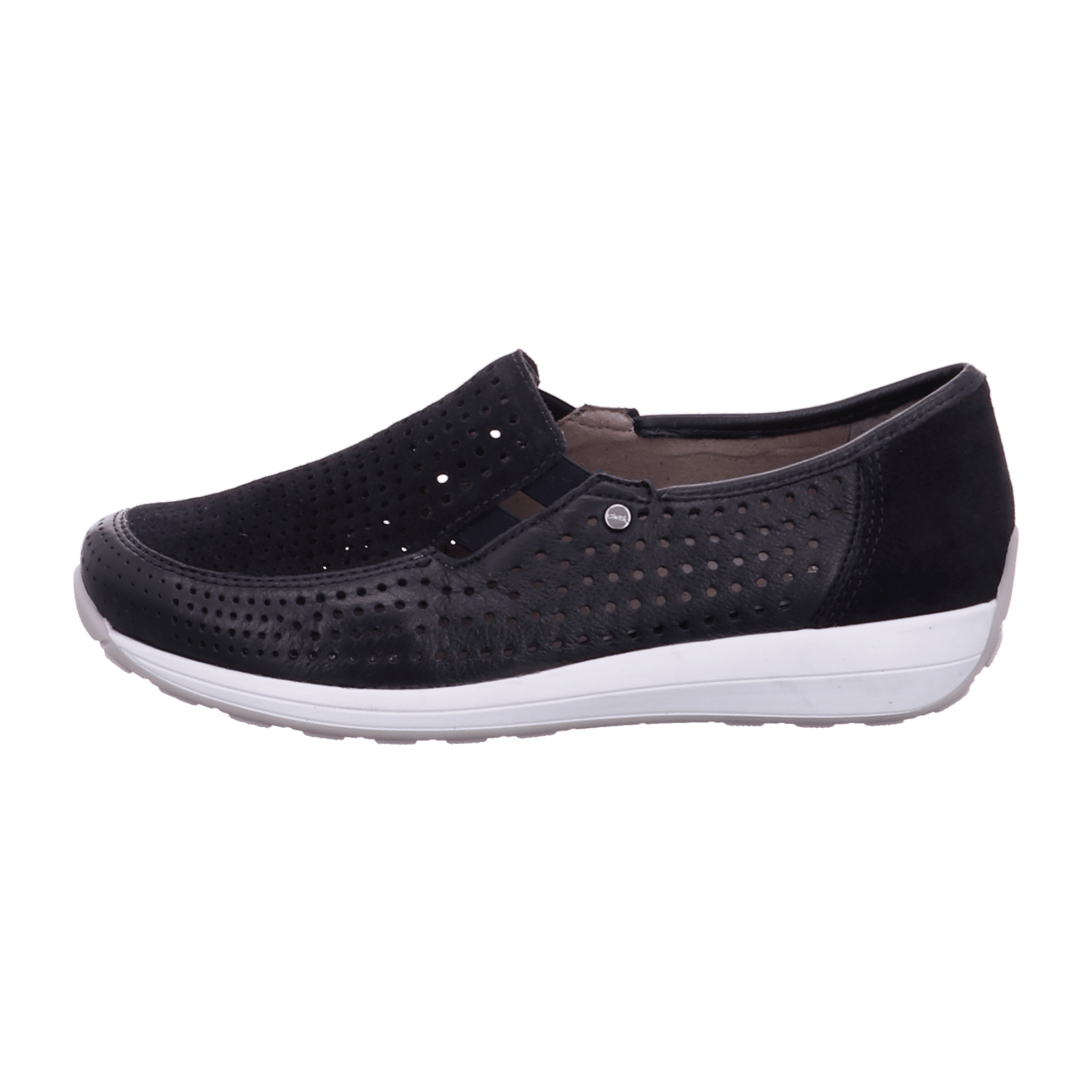 ARA MERANO MERA Women's Leather Slip-On Loafers with Textile Lining in Blue