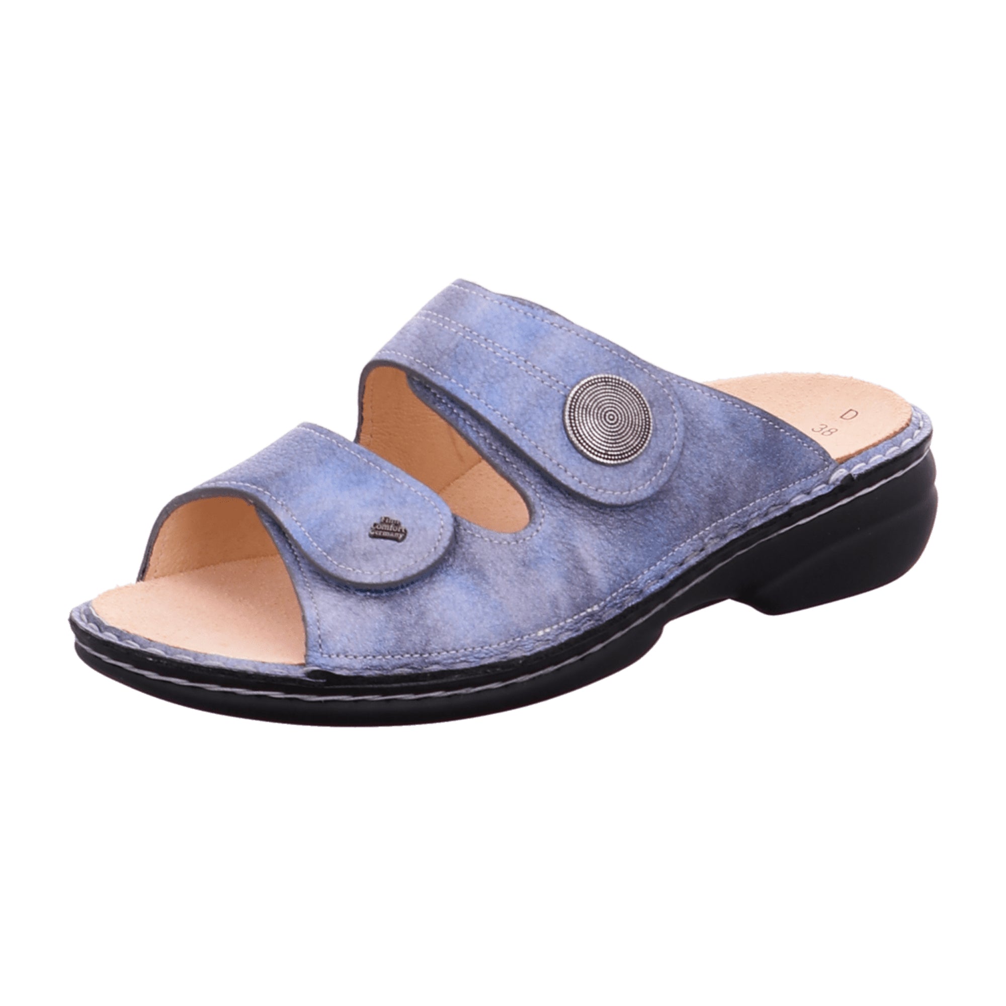 Finn Comfort Zeno Stretch Women's Comfort Sandals, Blue