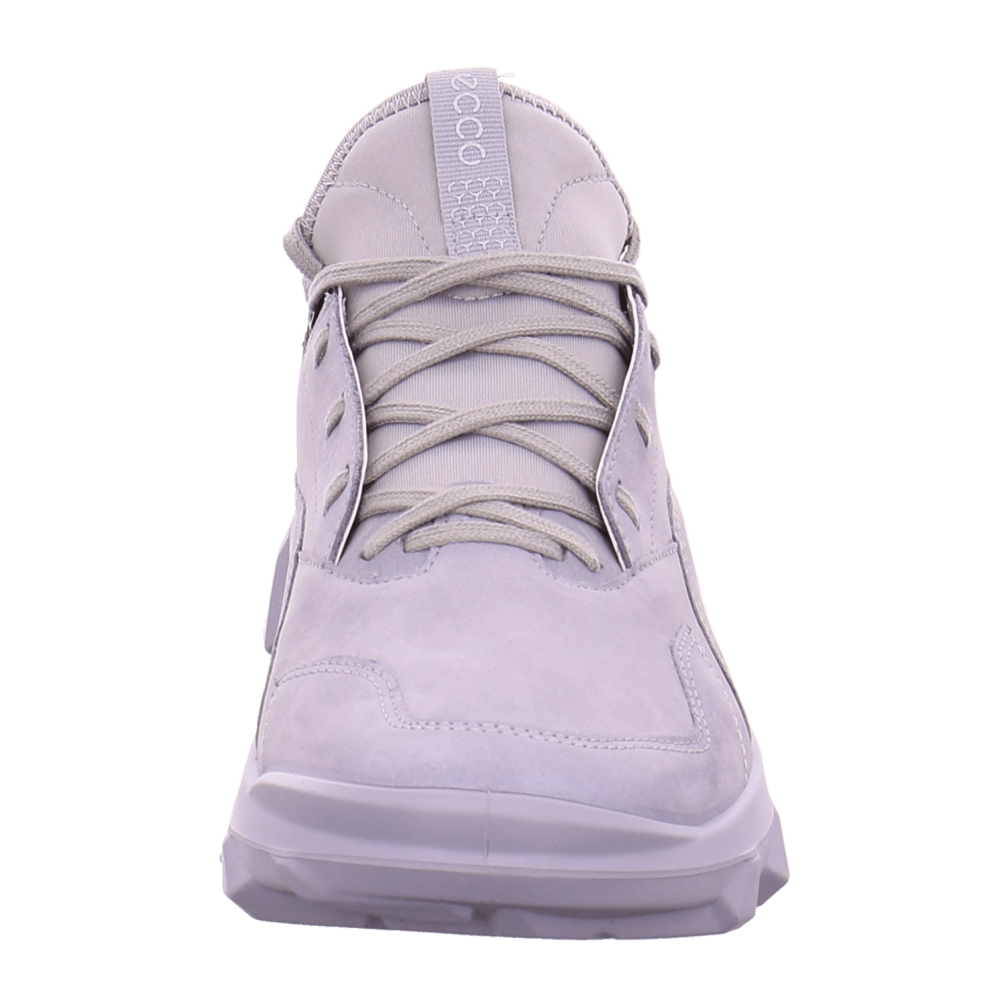 Ecco Women's Casual Lace-Up Shoe in Grey Suede