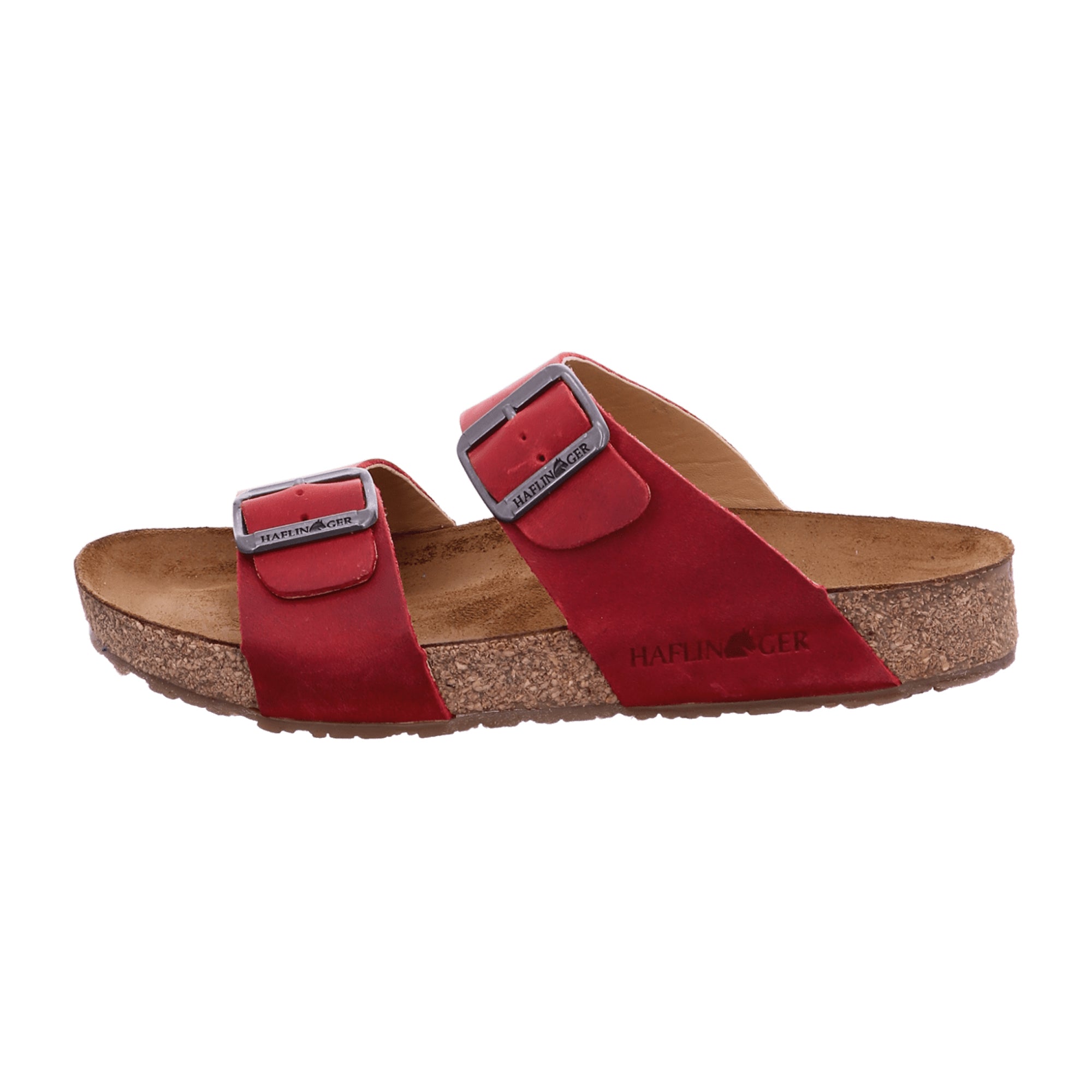 Haflinger Women's Classic Red Slides | Stylish & Comfortable Footwear