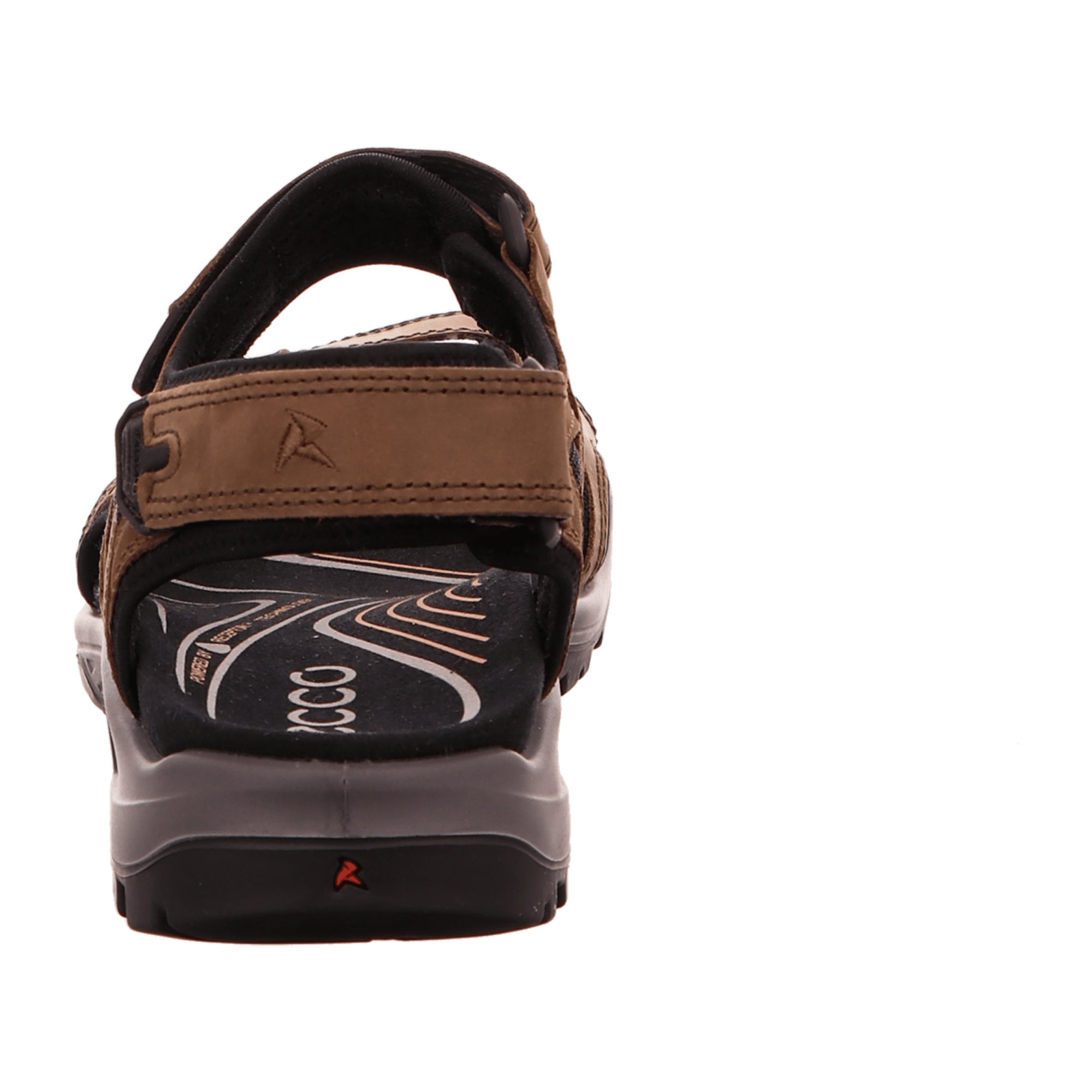 Ecco OFFROAD Men's Outdoor Sandals, Durable Brown Leather - Adventure Ready