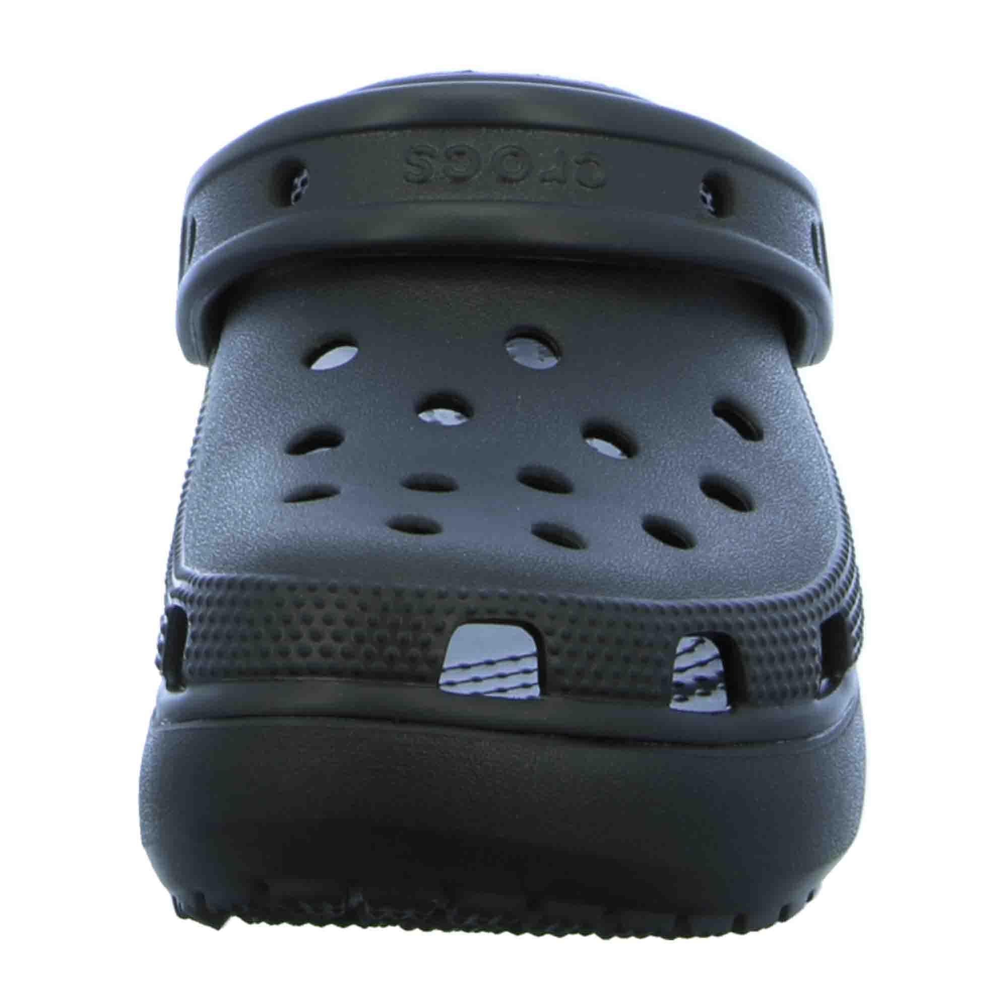 Crocs Classic Platform Clog for Women in Black – Stylish, Elevated & Customizable