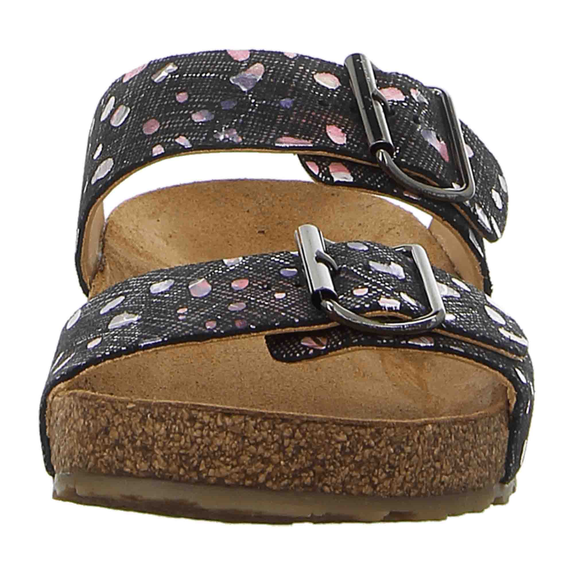 Haflinger Bio Andrea Women's Sandals - Eco-Friendly, Durable Leather, Stylish Black