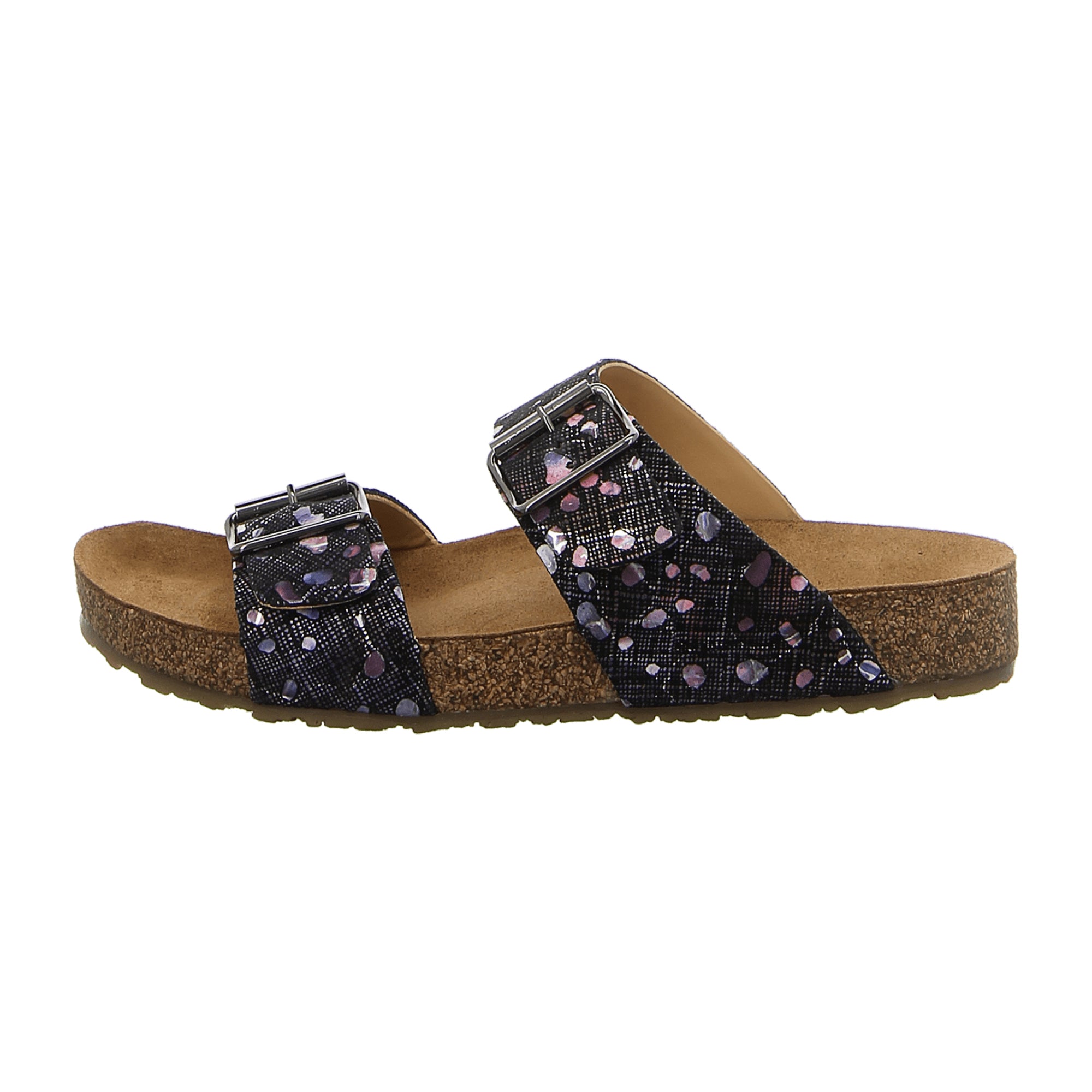 Haflinger Bio Andrea Women's Sandals - Eco-Friendly, Durable Leather, Stylish Black