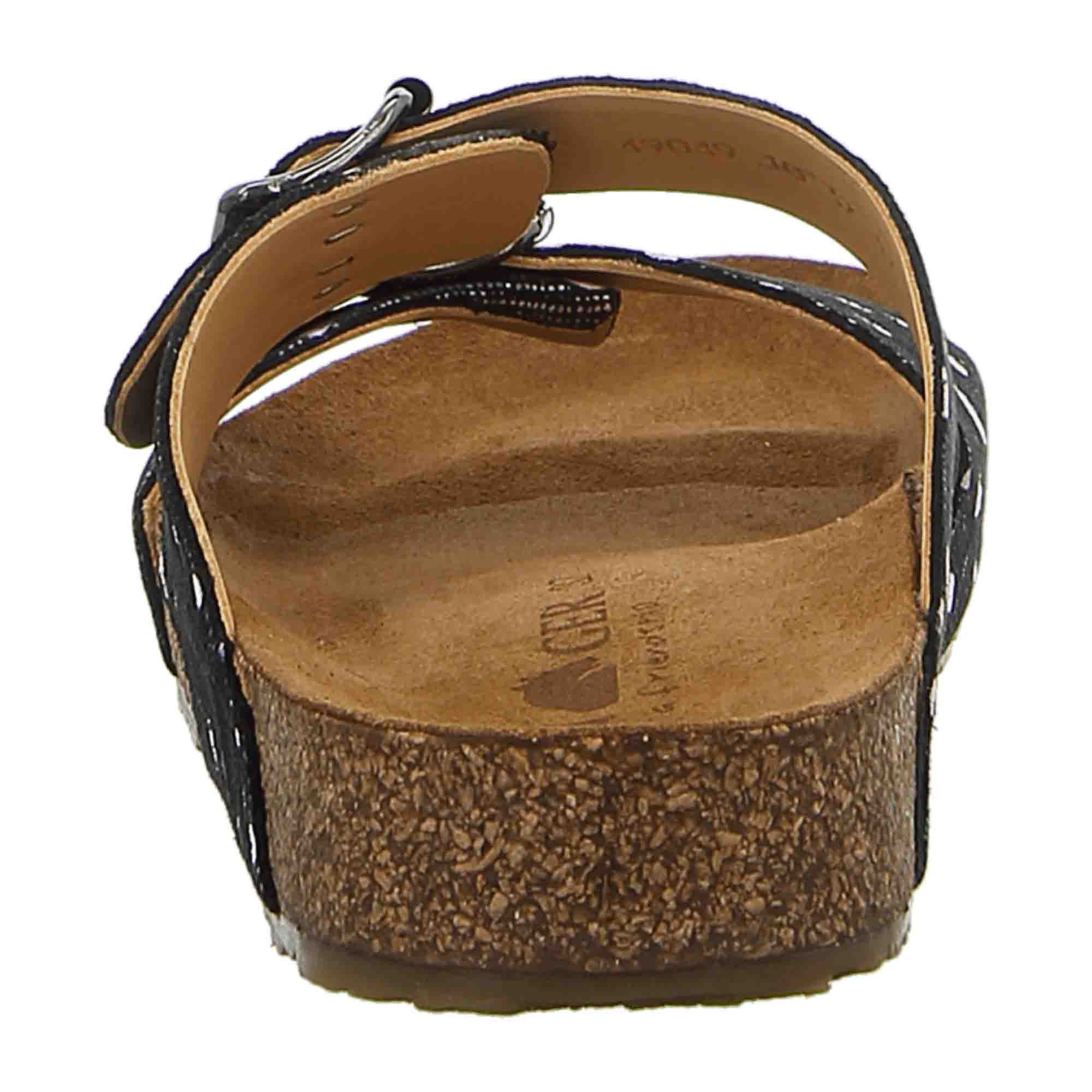 Haflinger Bio Andrea Women's Sandals - Eco-Friendly, Durable Leather, Stylish Black