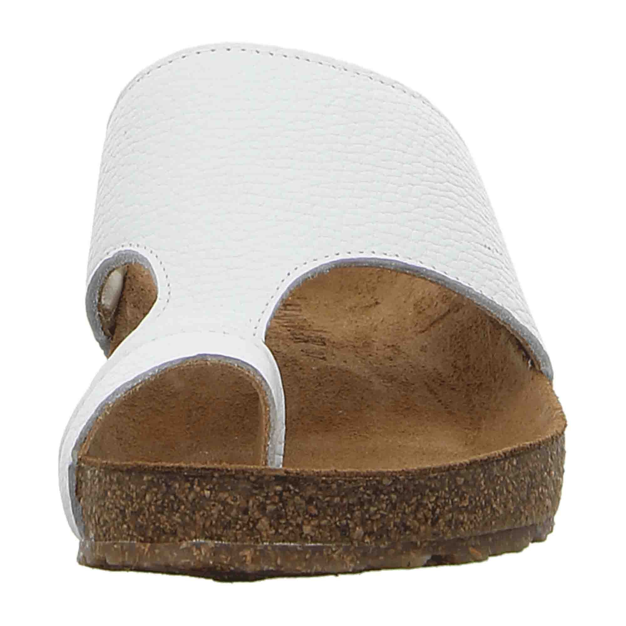 Haflinger Bio Anka Women's White Sandals - Eco-Friendly, Stylish Comfort
