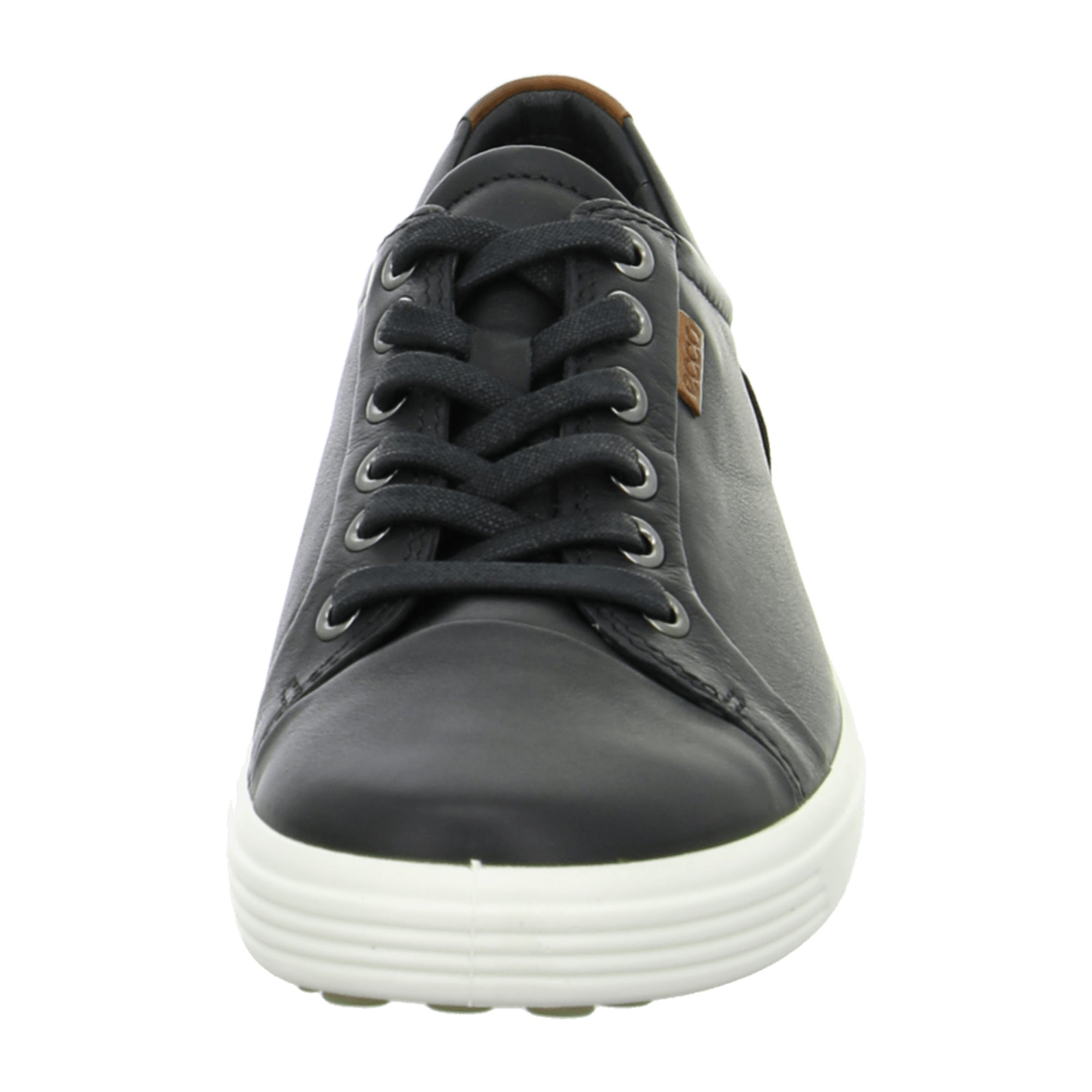Ecco Soft 7 Ladies Sneakers for Women, Stylish Black Leather