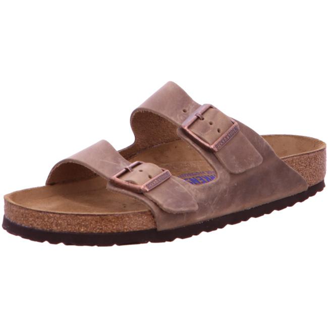 Birkenstock Arizona Sandals Slides Shoes Leather Tabacco Tobacco Brown SFB regular - Bartel-Shop