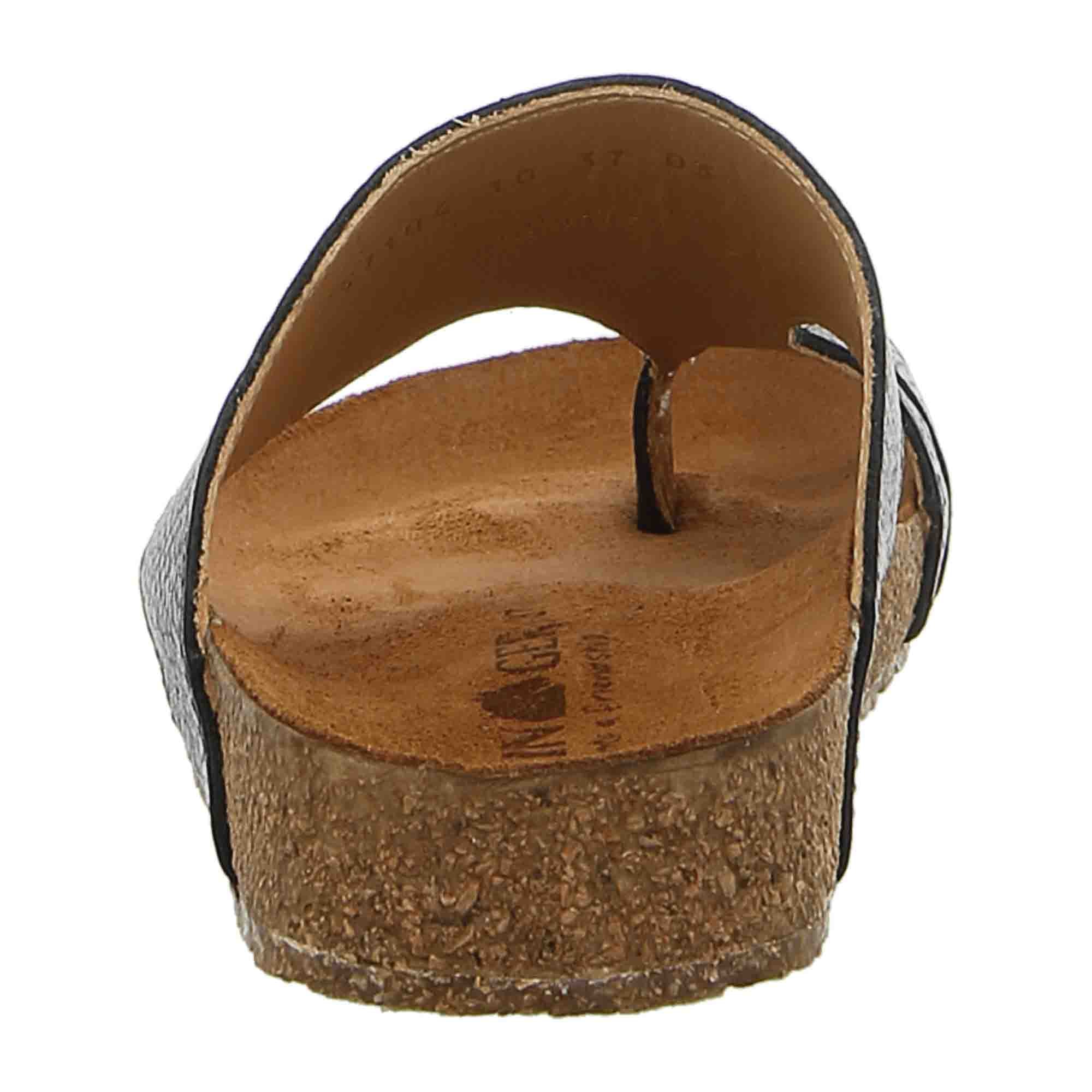 Haflinger Bio Anka Women's Sandals - Eco-Friendly, Stylish Black Leather