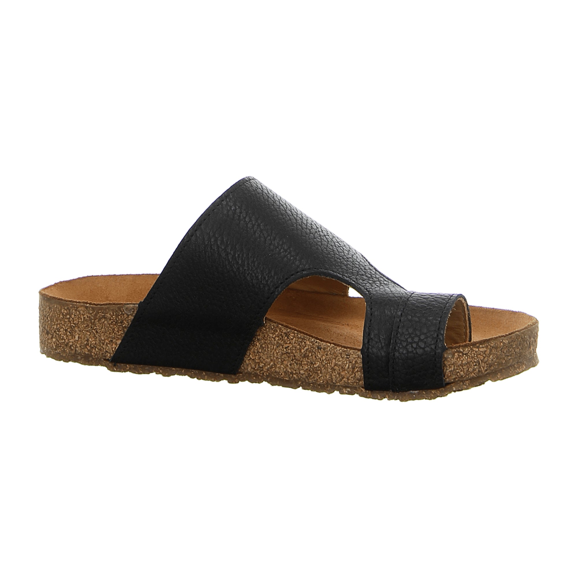Haflinger Bio Anka Women's Sandals - Eco-Friendly, Stylish Black Leather