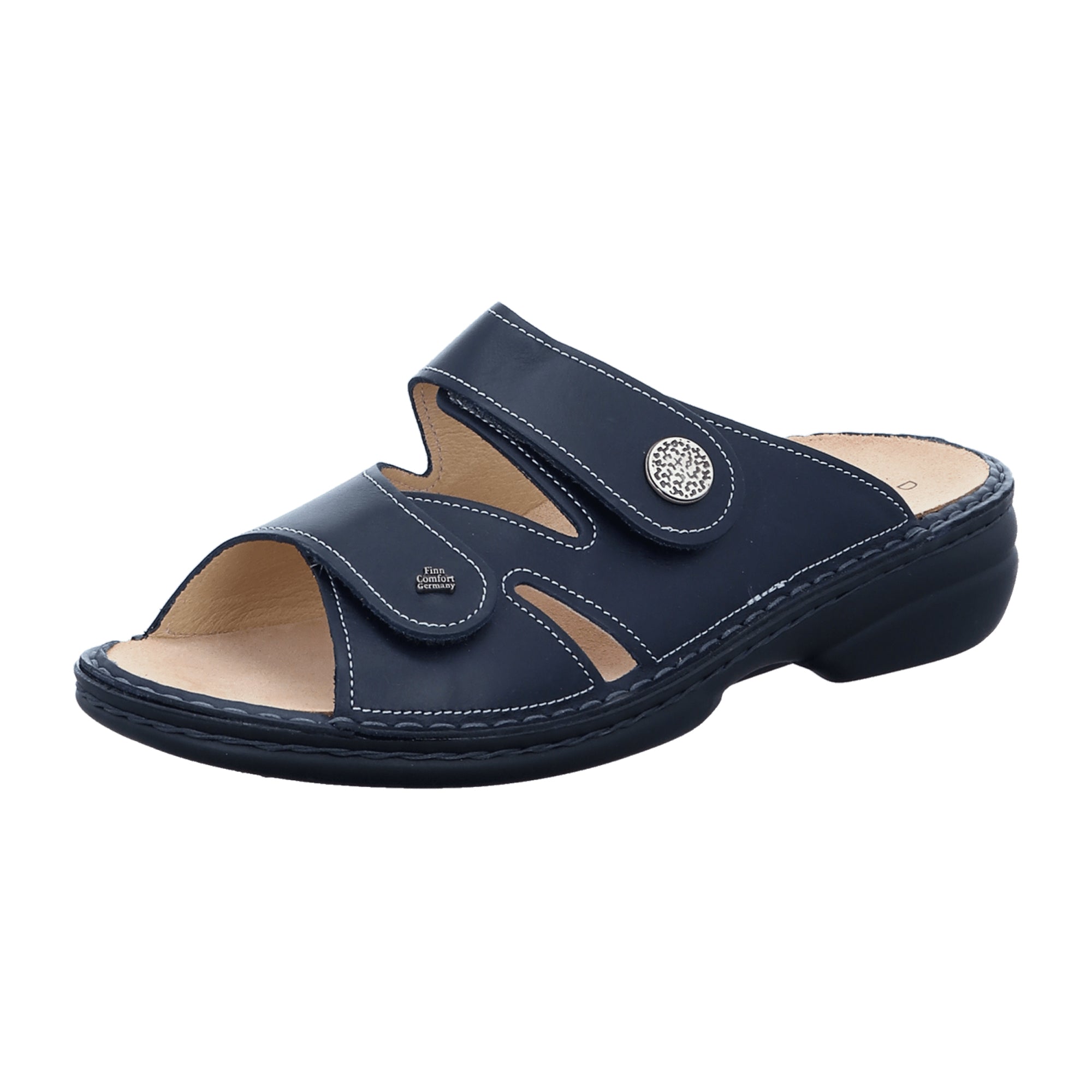 Finn Comfort Torbole Women's Comfort Sandals, Stylish Blue