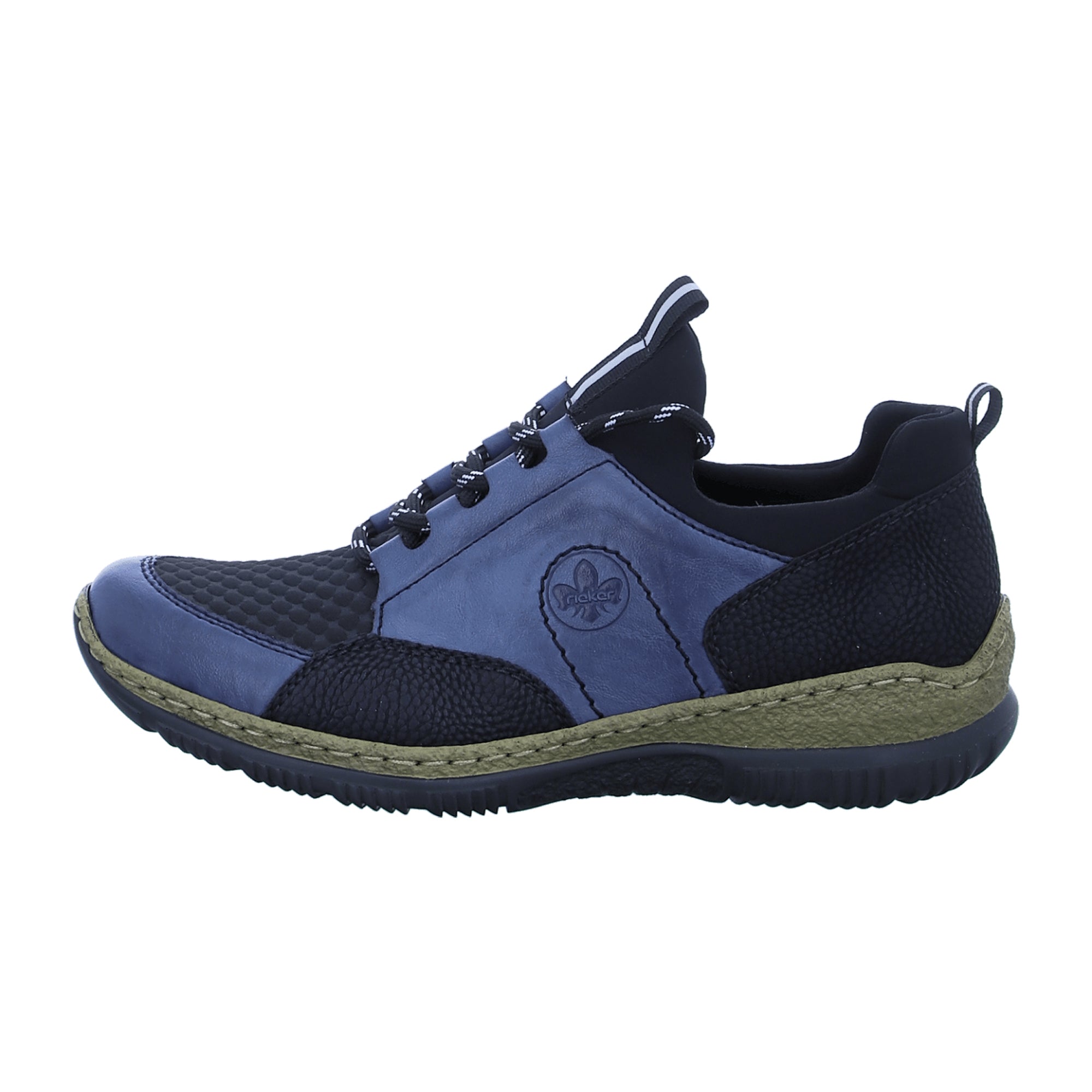 Rieker Women's Blue Casual Slip-On Shoes Comfortable Lightweight Sneaker