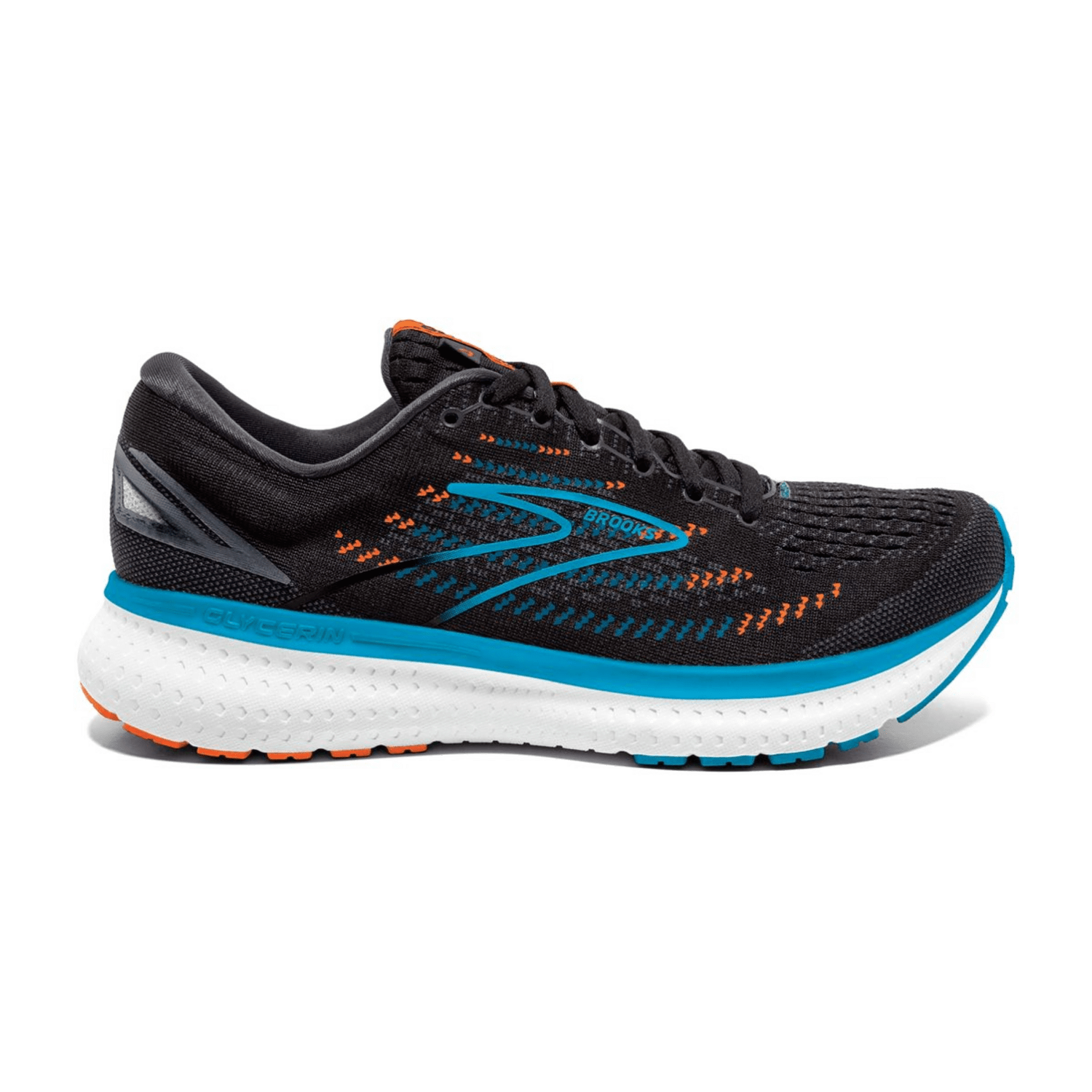 Brooks Glycerin 19 Men Running Shoes Black Textil