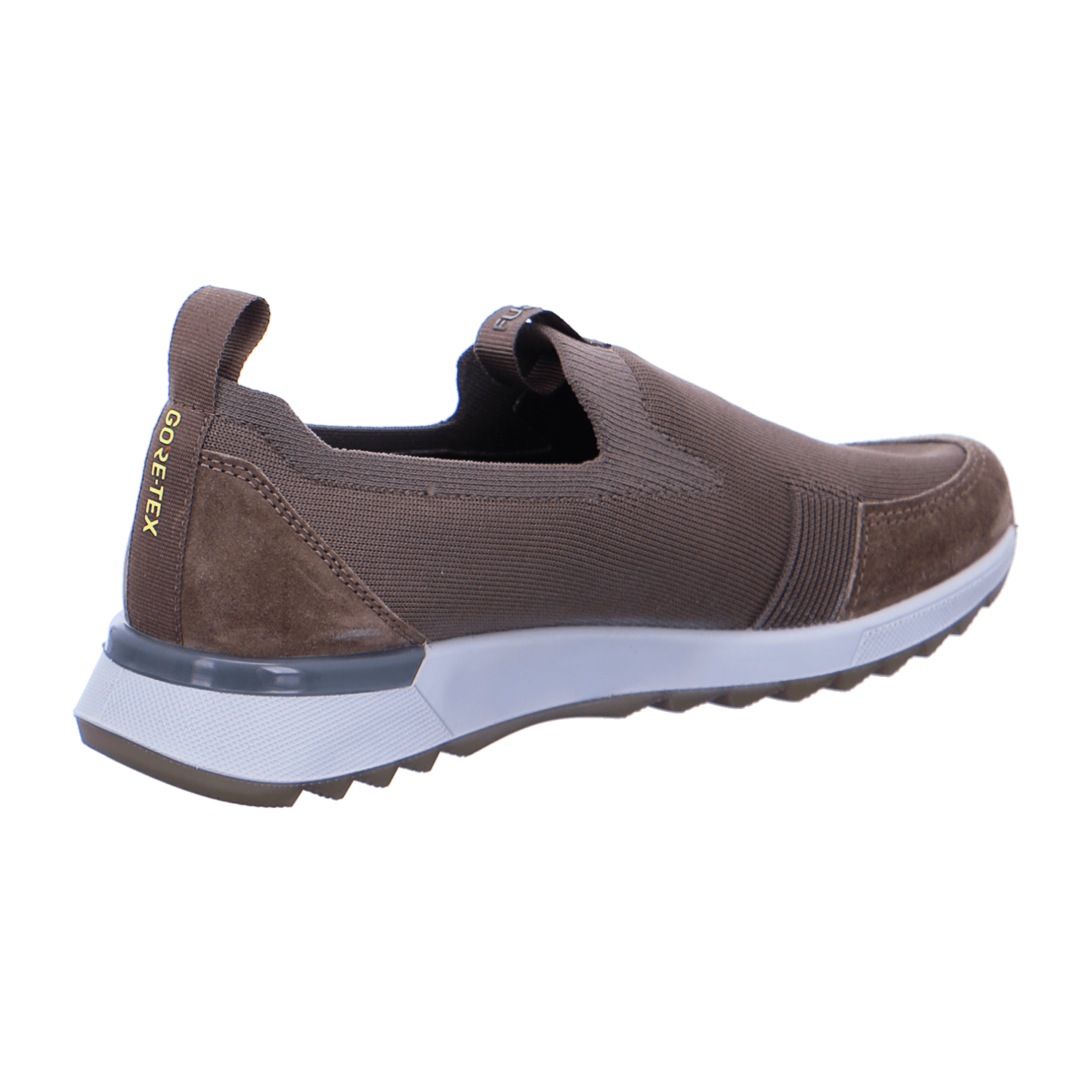 ARA VENICE Women's Cotton Slip-On Loafers in Grey with Round Toe