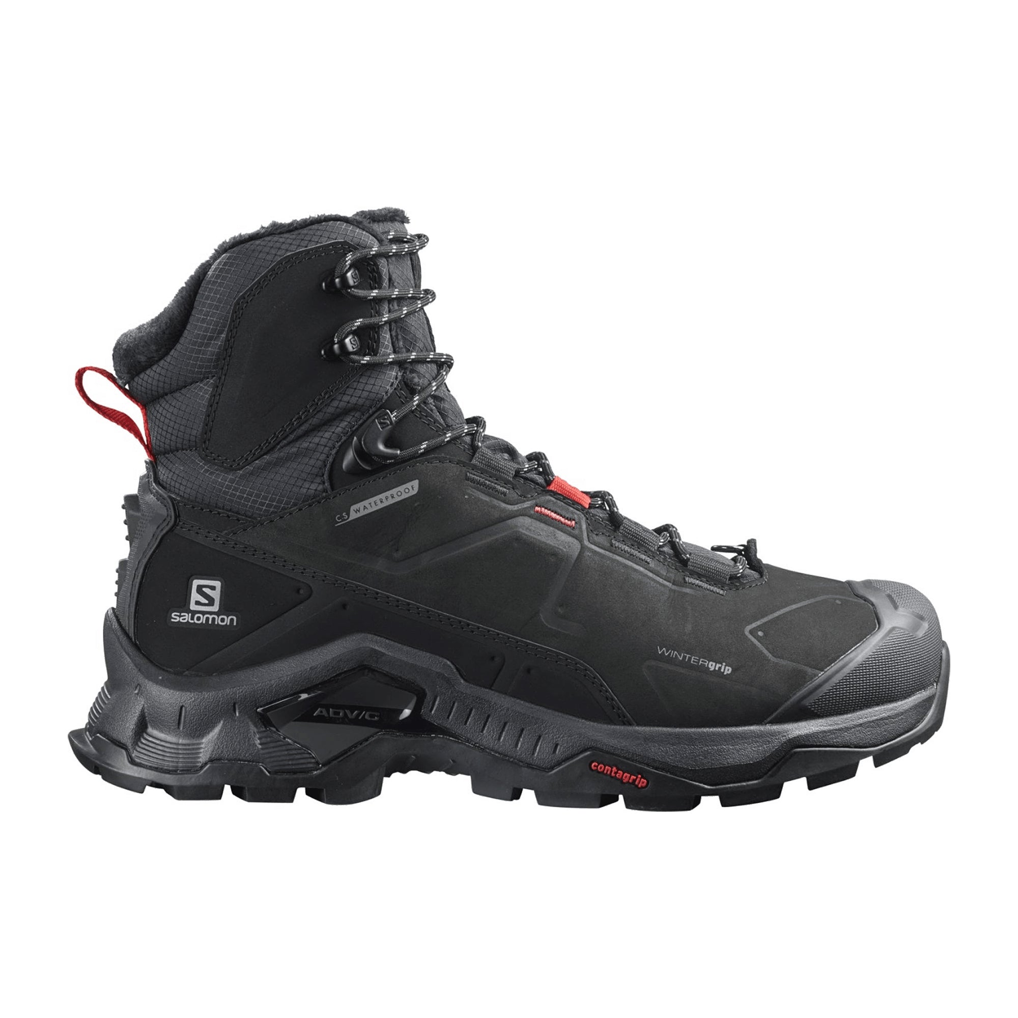 Salomon shoes QUEST WINTER TS CSWP Black/G for men, black