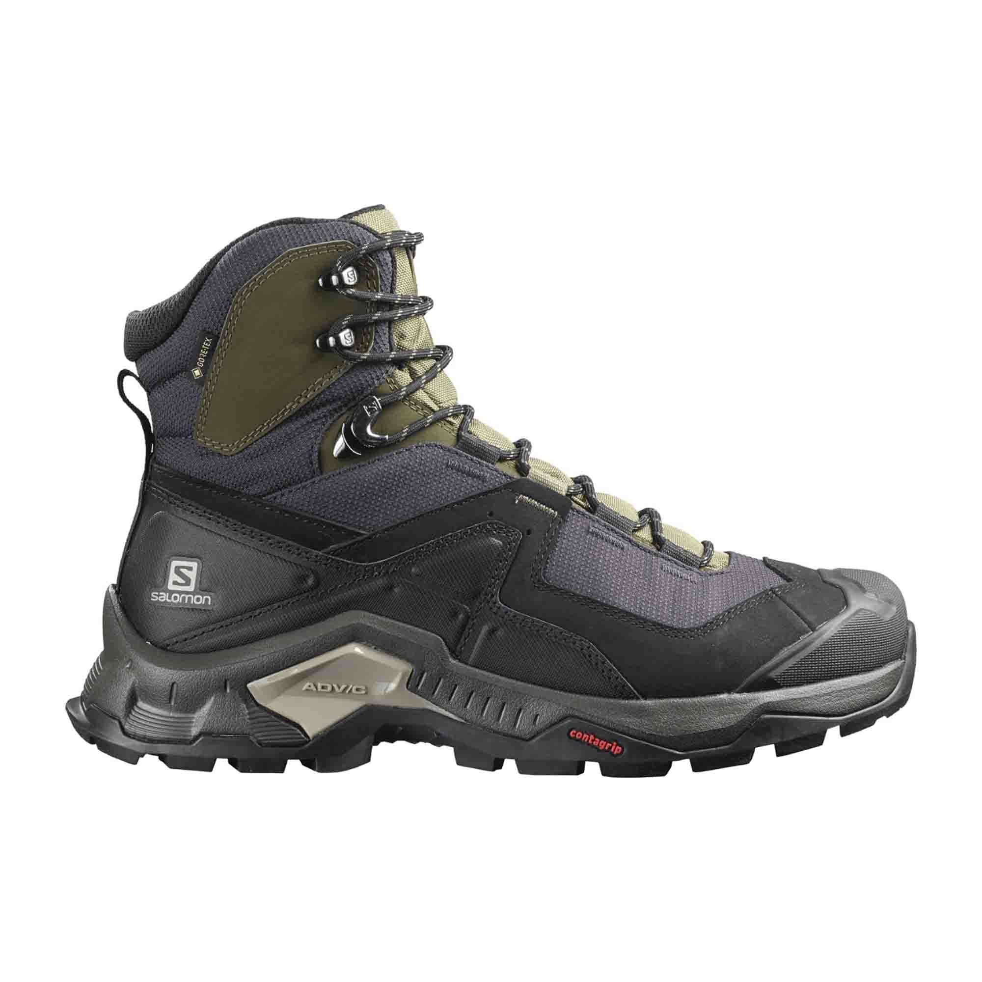 Salomon QUEST ELEMENT GTX Black/De for men, black, shoes