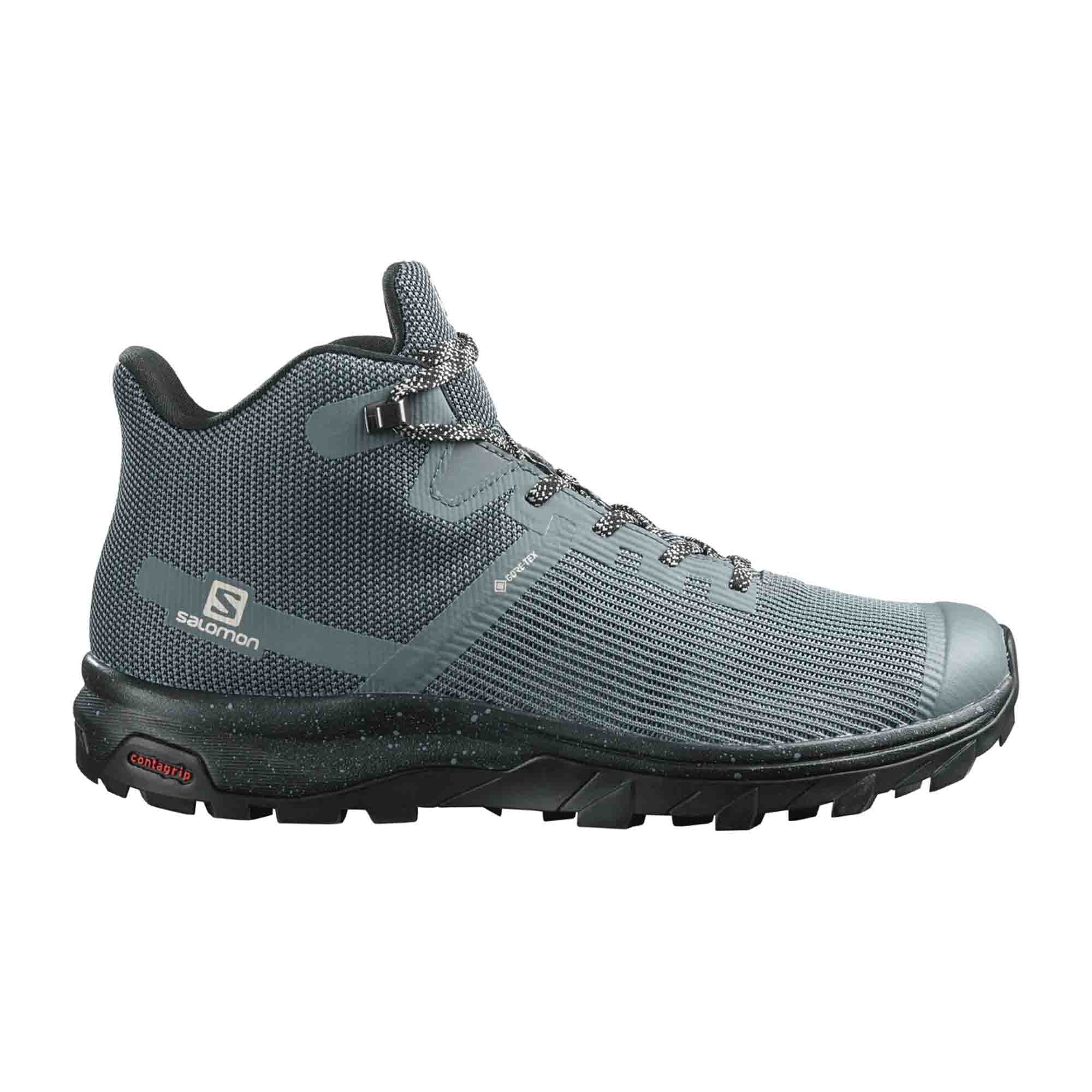 Salomon OUTline Prism mid GTX W StoW for women, gray, shoes