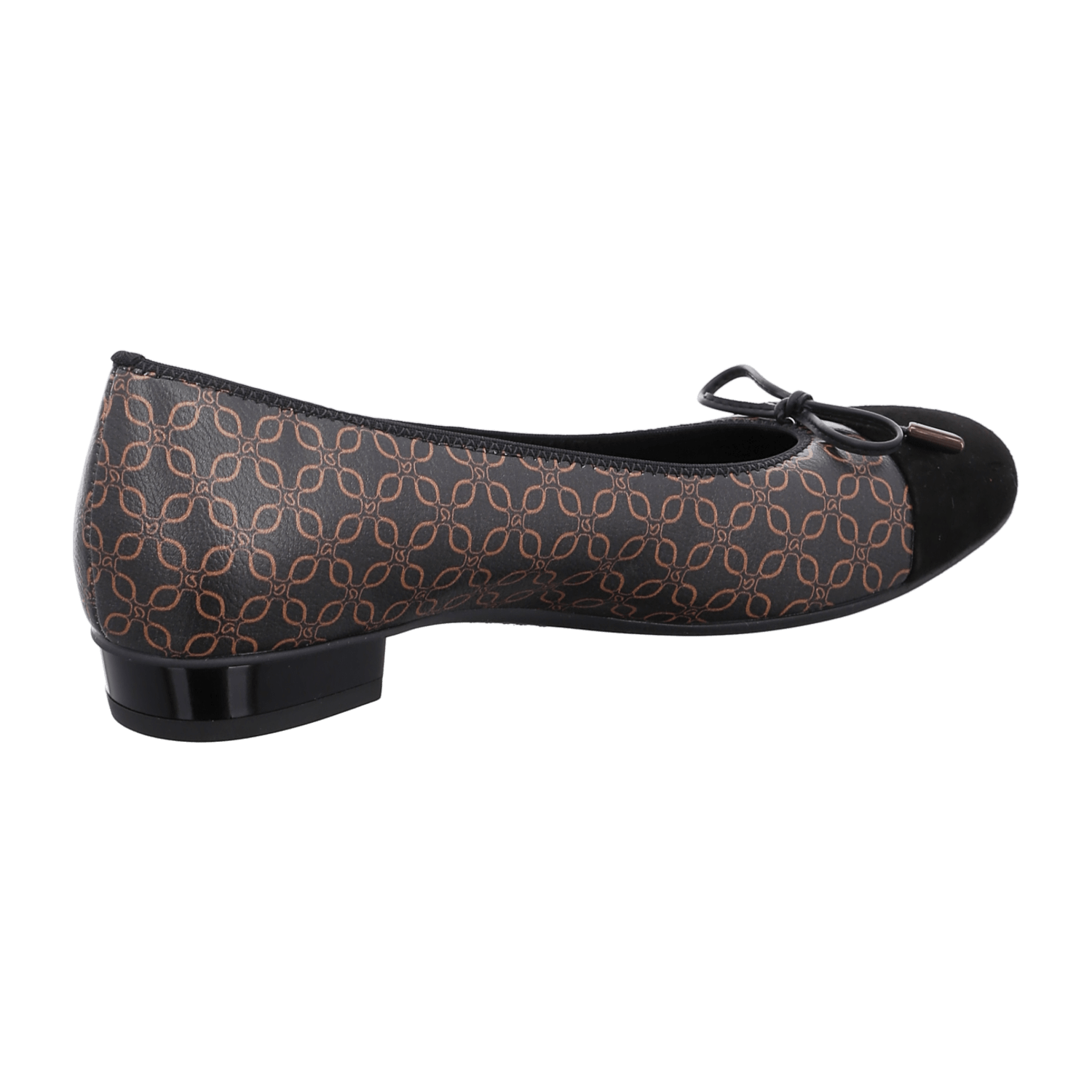 ARA BARI Women's Synthetic Leather Ballet Flats with Textile Lining and Polyurethane Sole in Black - Bartel-Shop
