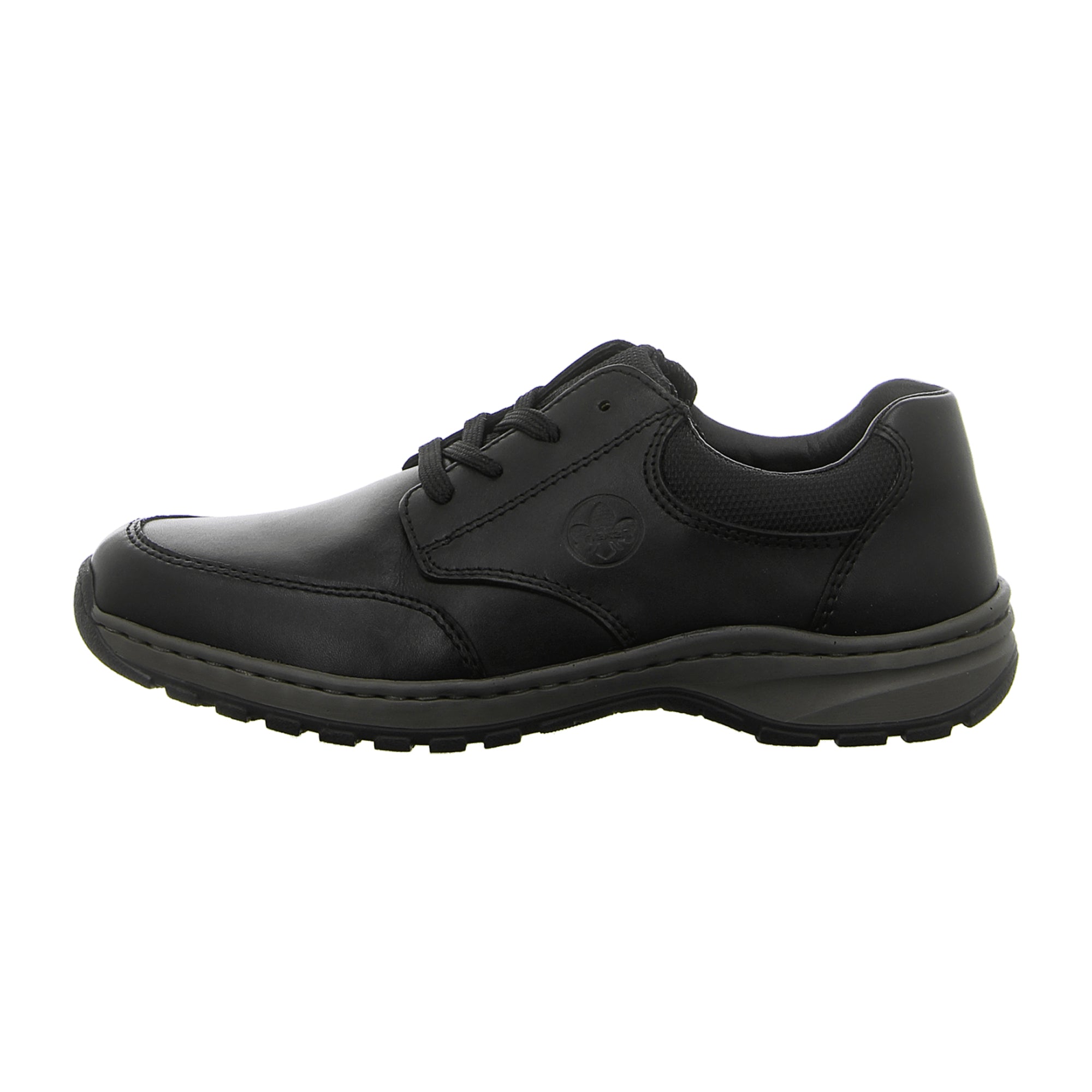 Rieker Black Leather Men's Comfortable Lace-Up Shoes Fast Shipping Large Selection