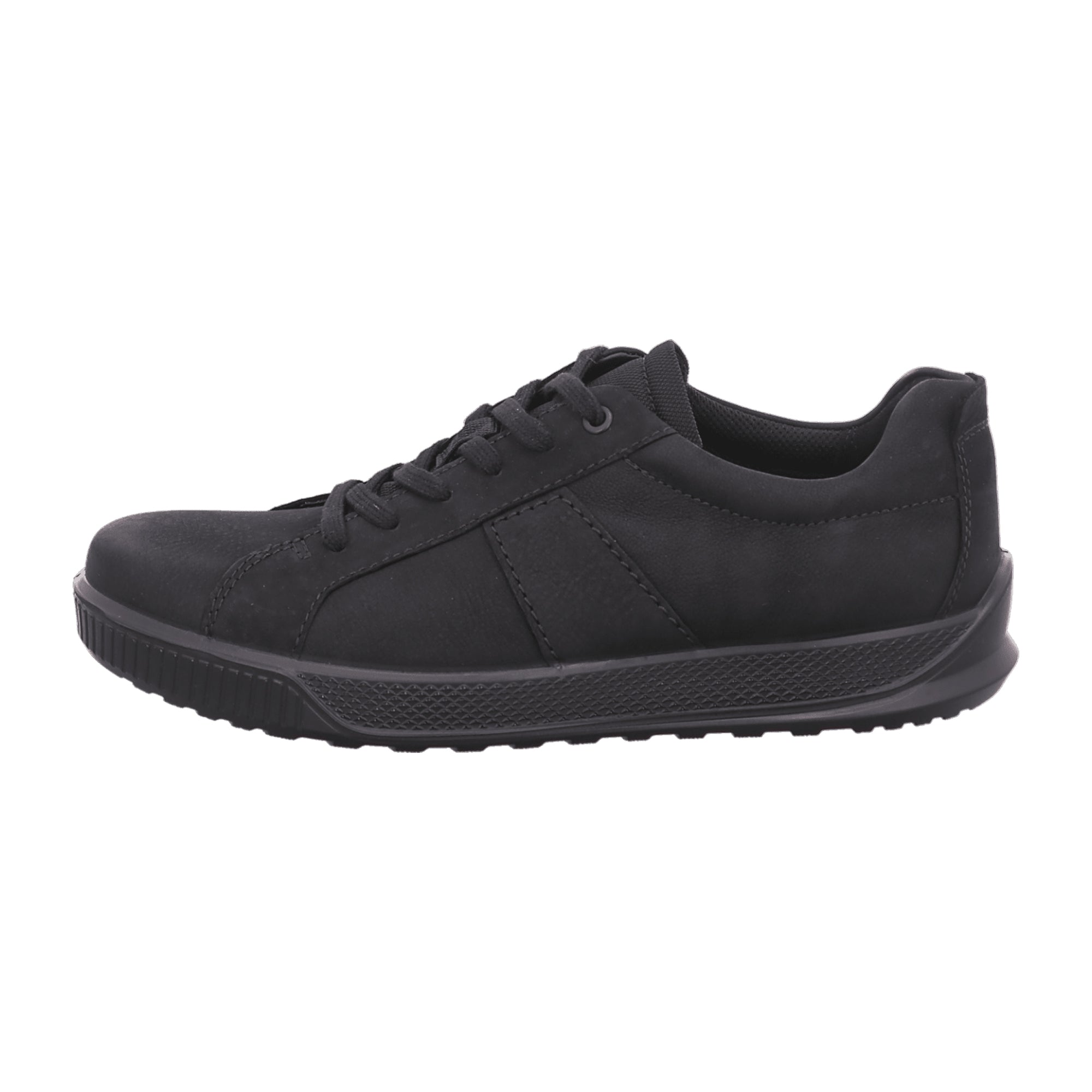Ecco Men's Black Leather Shoes - Durable & Stylish