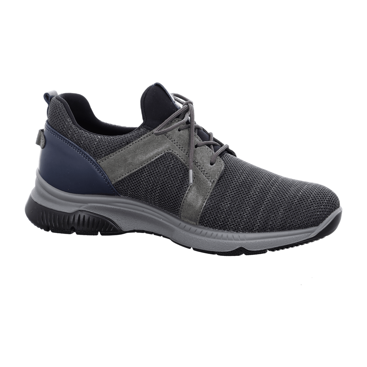 ARA Marco Men's Sneakers Gray Slip-On Round Toe Synthetic Polyurethane