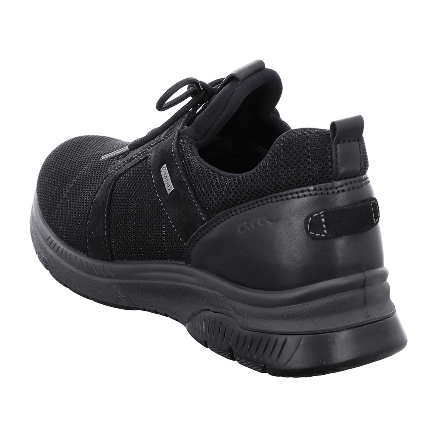 ARA Marco Men's Synthetic Slip-On Sneakers in Black with Round Toe
