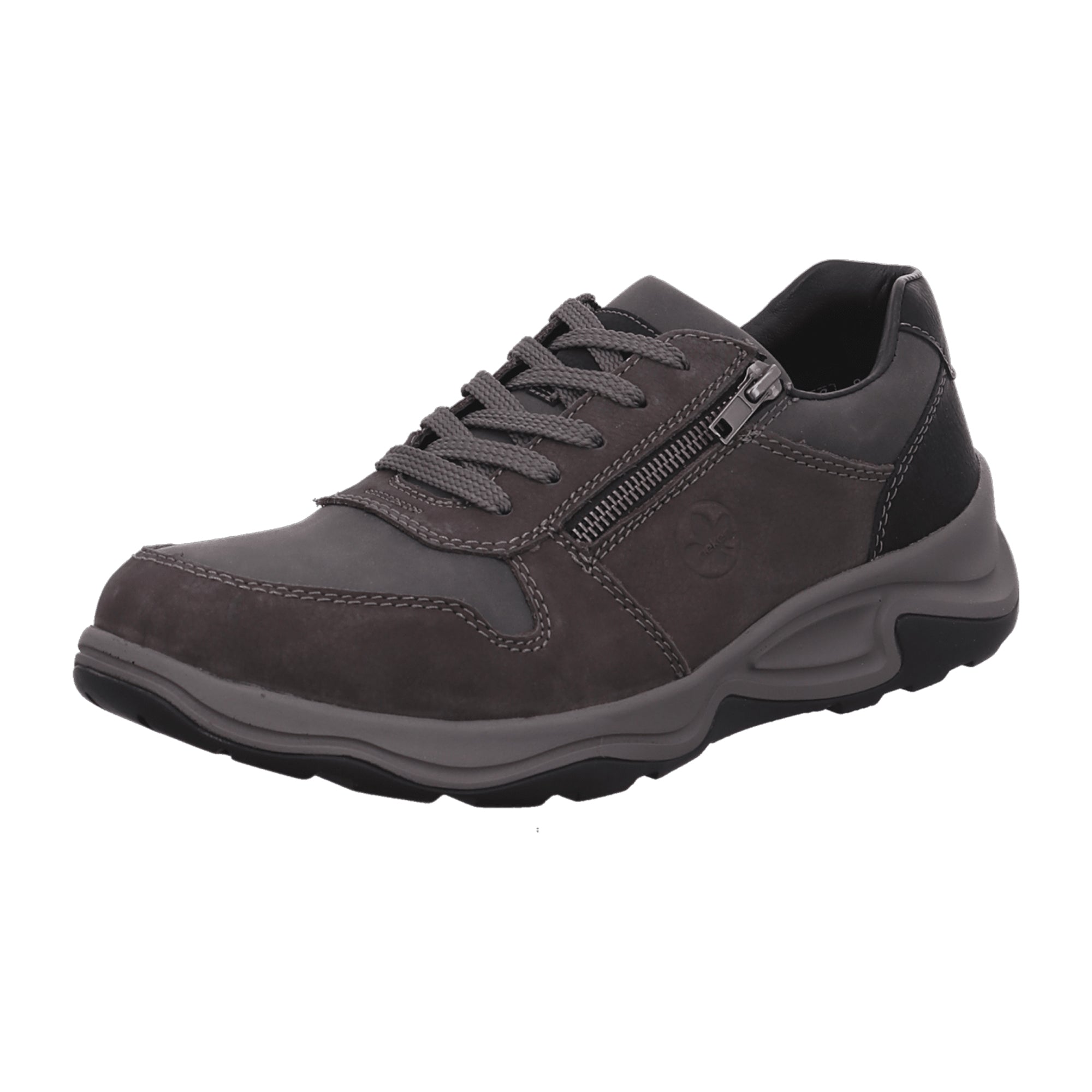 Rieker HWK Men's Grey Lace-Up Casual Shoes