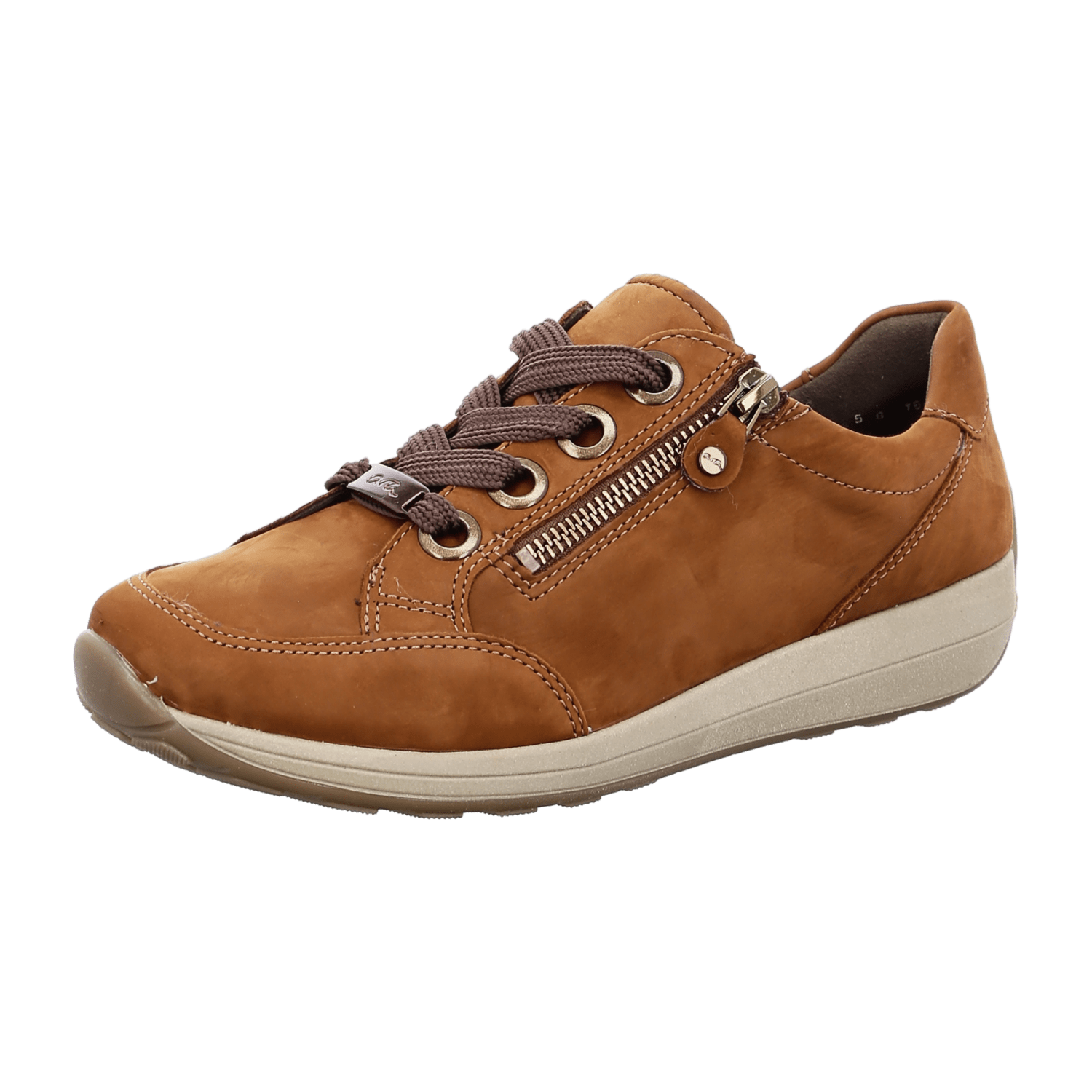 ARA OSAKA Women's Suede Lace-Up Sneakers in Brown - Bartel-Shop