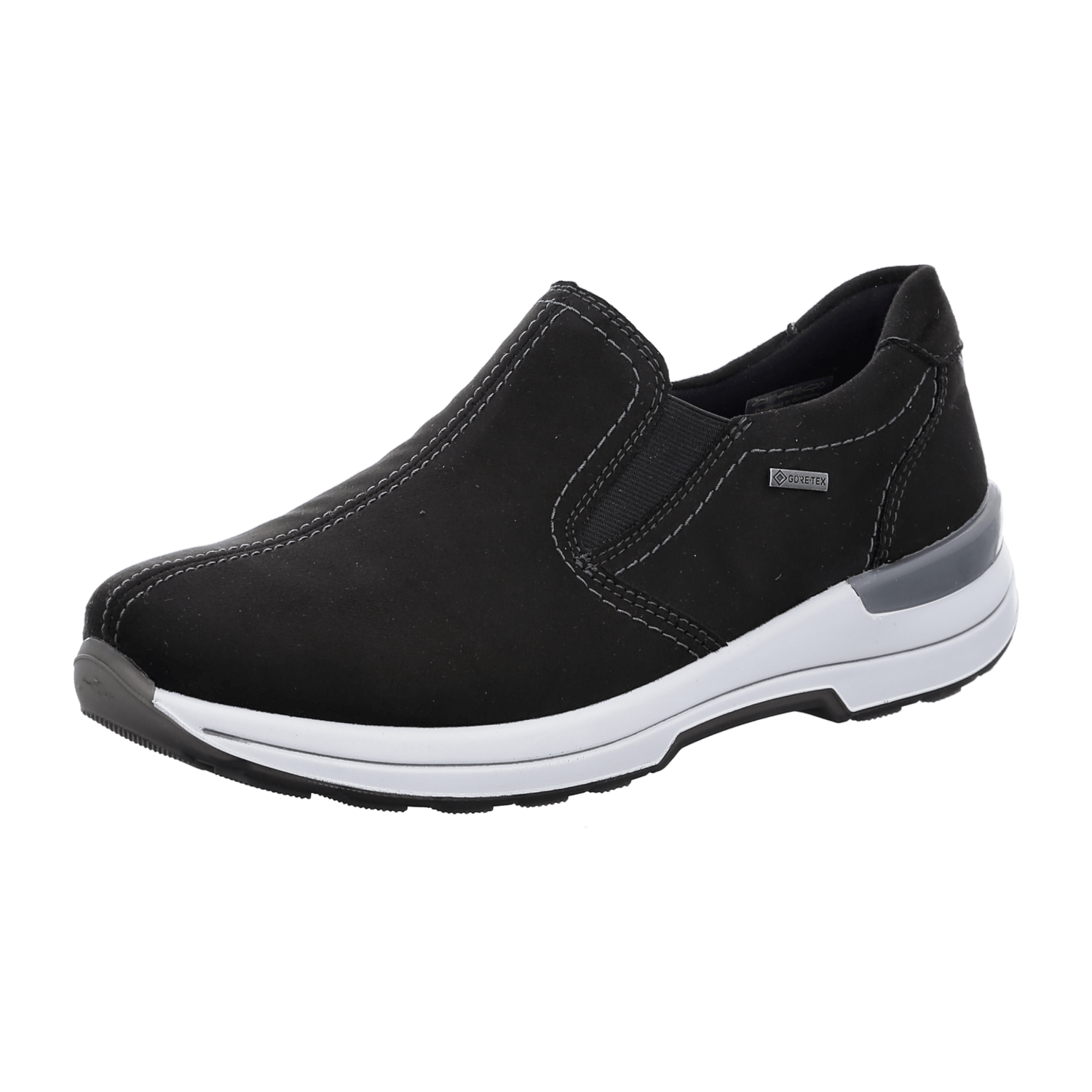 ARA Women's NARA-GTX Slip-On Sneaker with GORE-TEX, Black, Warm Textile Lined Pull-On