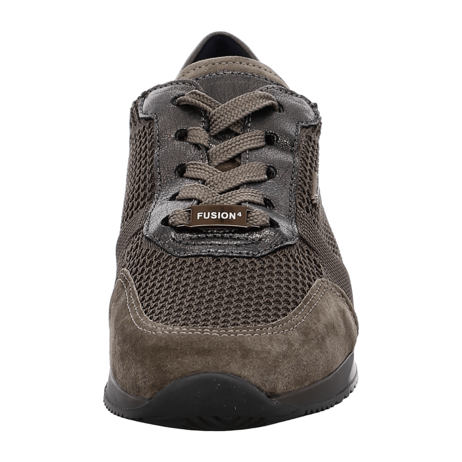 ARA LISBON Women's Leather Sneakers with Lacing, Brown, Cold-Weather Lined, Round Toe