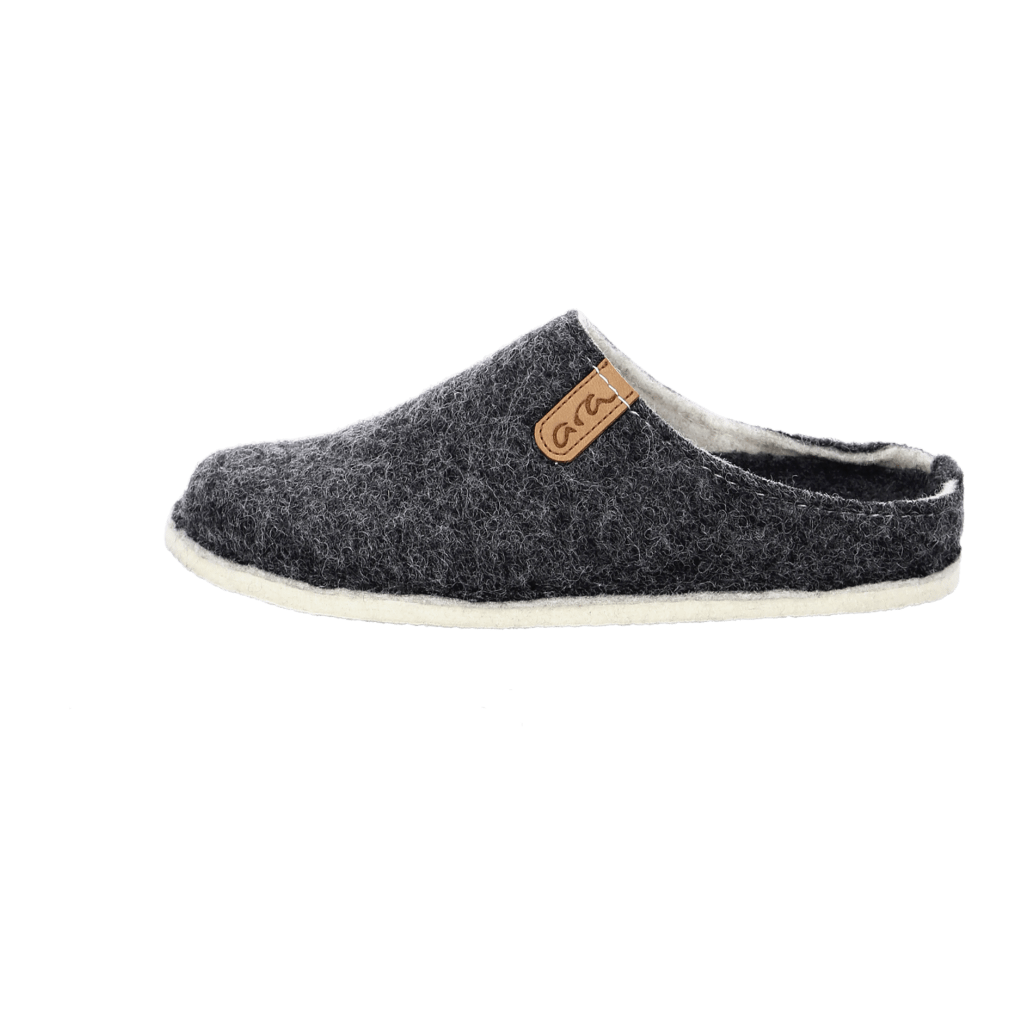 ARA COSY-W Women's Felt Wool Slippers Gray