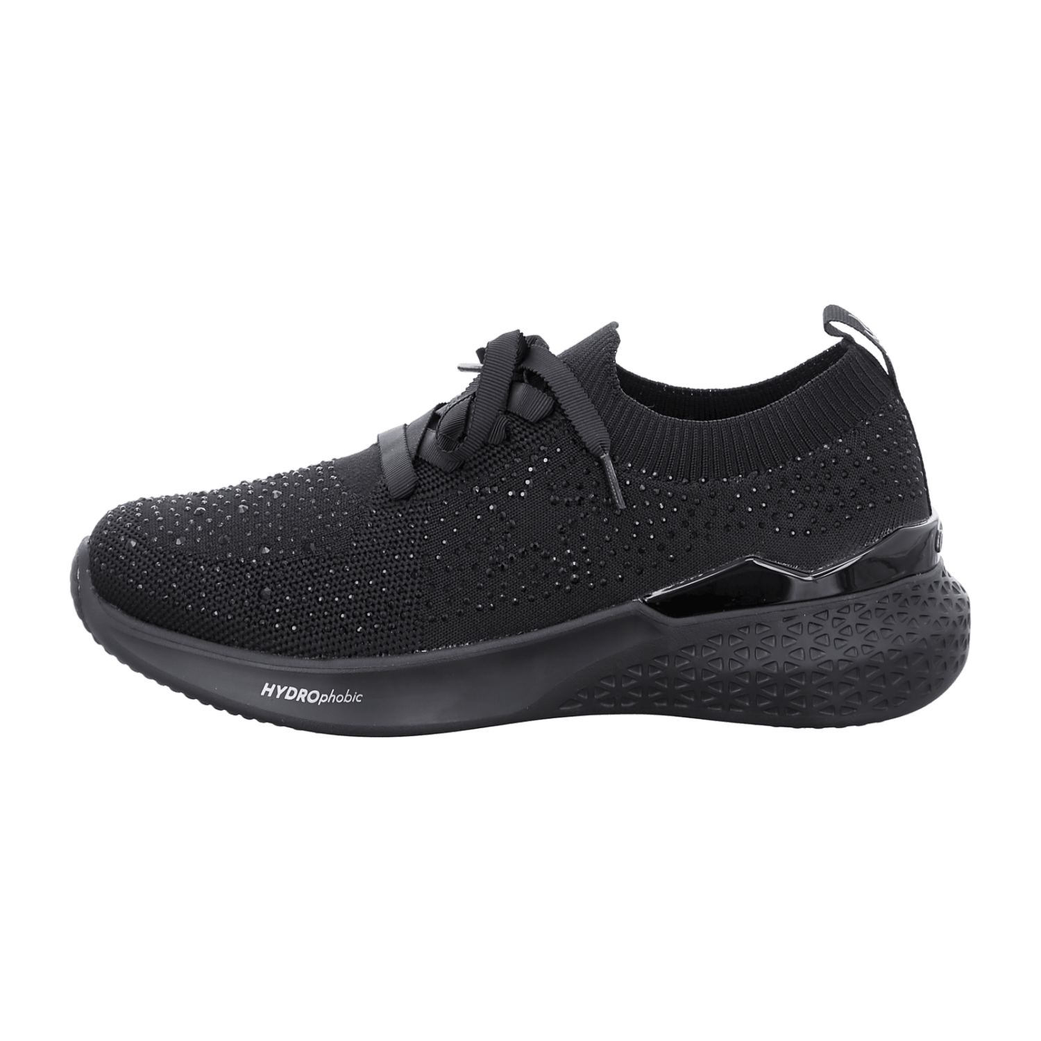 ARA MAYA Women's Suede Slip-On Sneakers in Black - Bartel-Shop